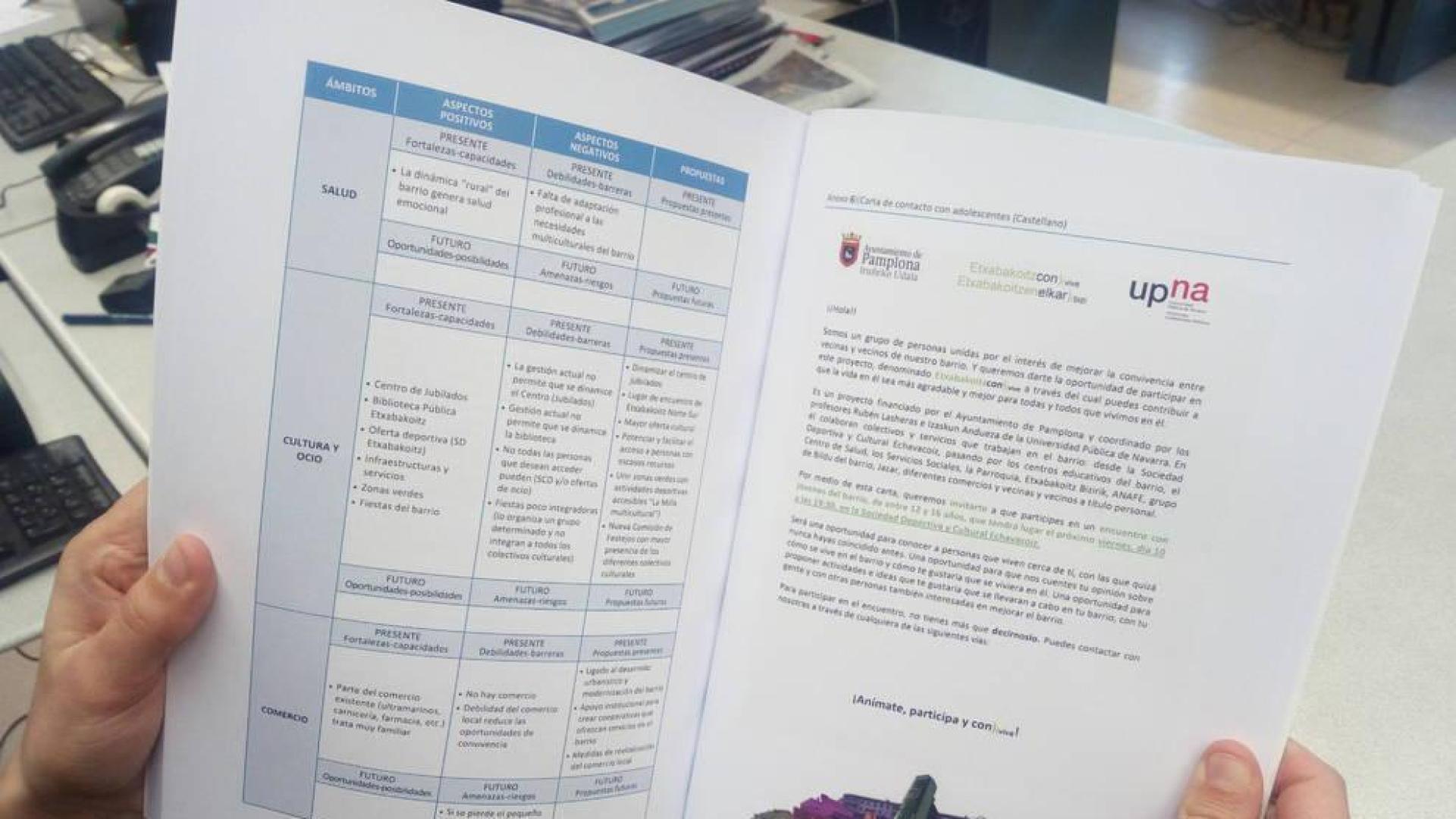 UPN y PSN ven politizado el diagnóstico social de convivencia en Echavacoiz