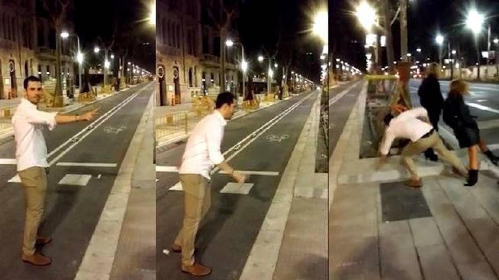 El joven que dio una patada a una mujer en la Diagonal tendrá que pagar 48.000 €