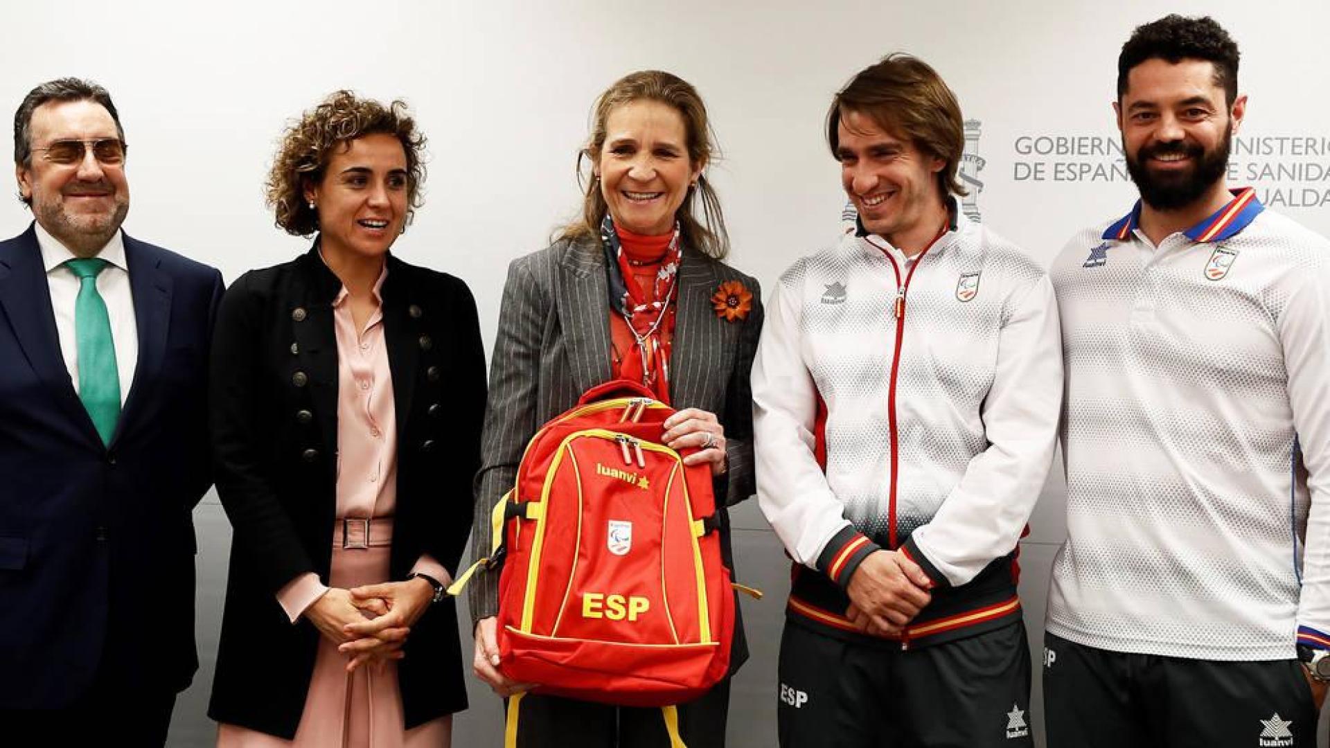 La infanta Elena alaba "el esfuerzo y sacrificio" de los atletas paralímpicos