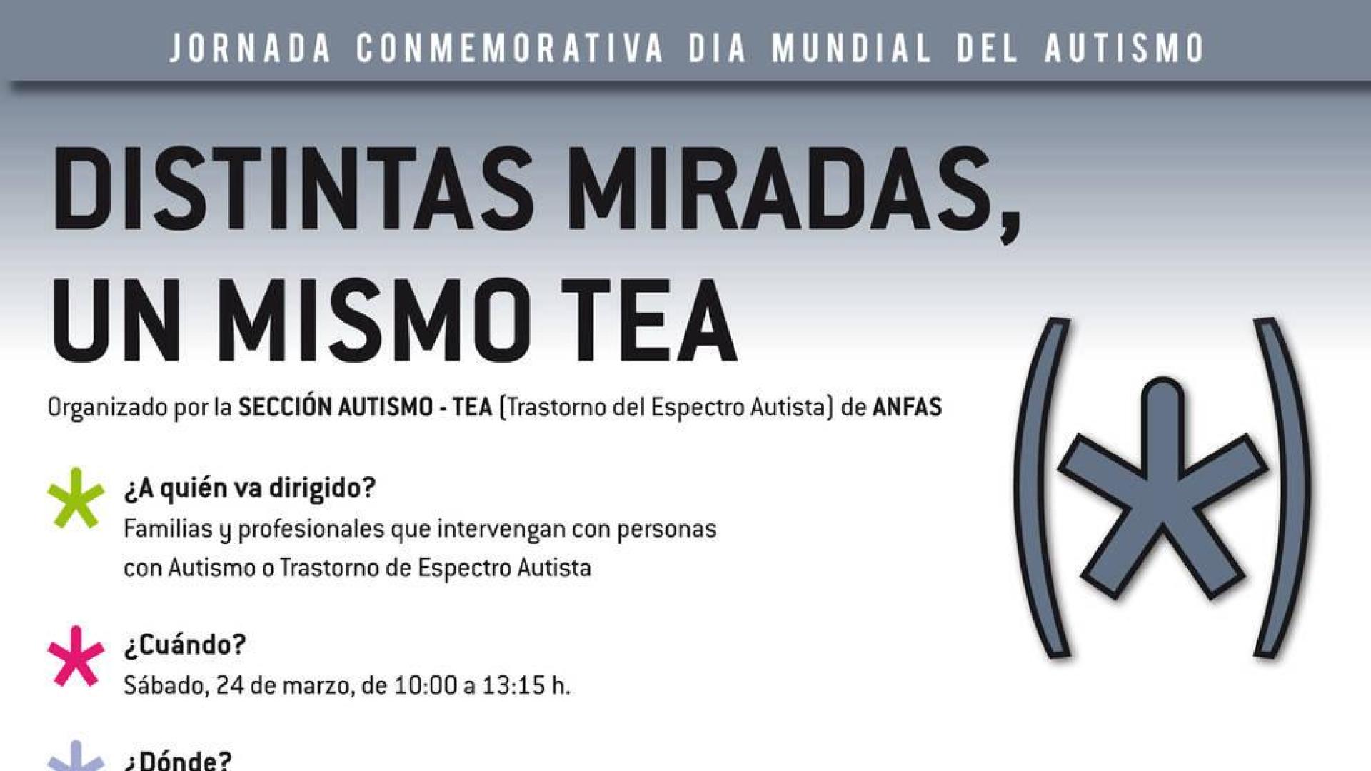 Anfas celebra el sábado una jornada con motivo del Día Mundial del Autismo