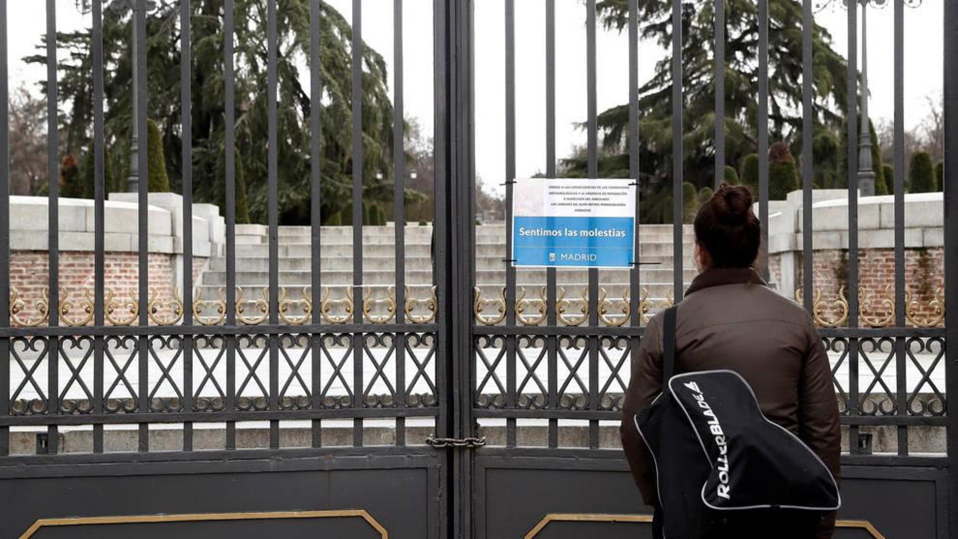El Retiro seguirá cerrado hasta el domingo hasta finalizar la inspección