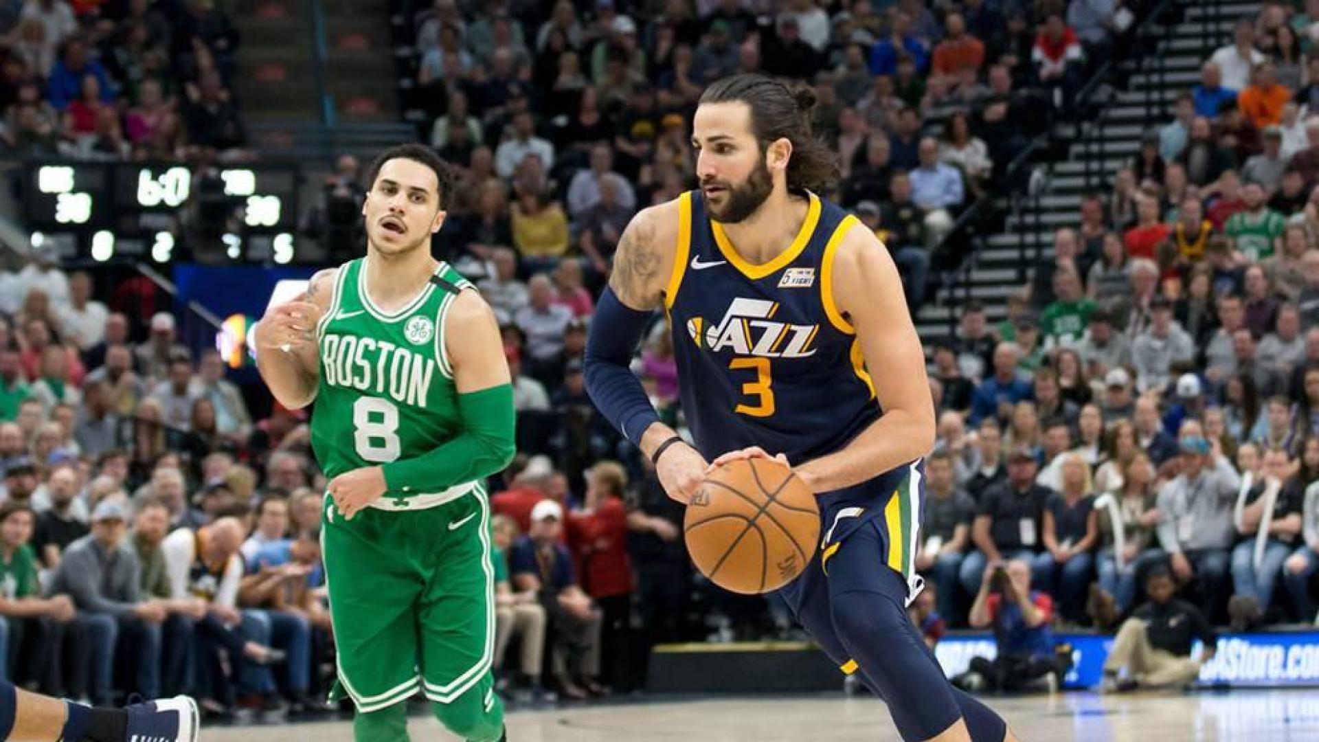 Ricky Rubio roza el 'triple-doble' en la derrota sobre la bocina de Utah ante Boston