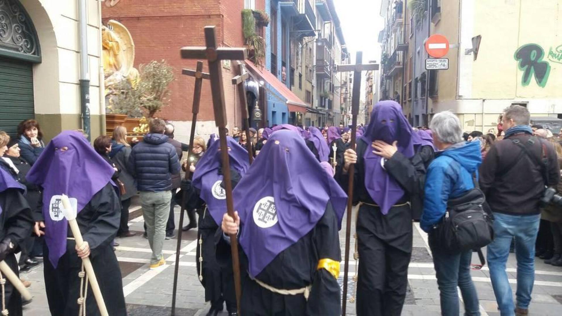 'El prendimiento', a su paso por la Bajada de Javier