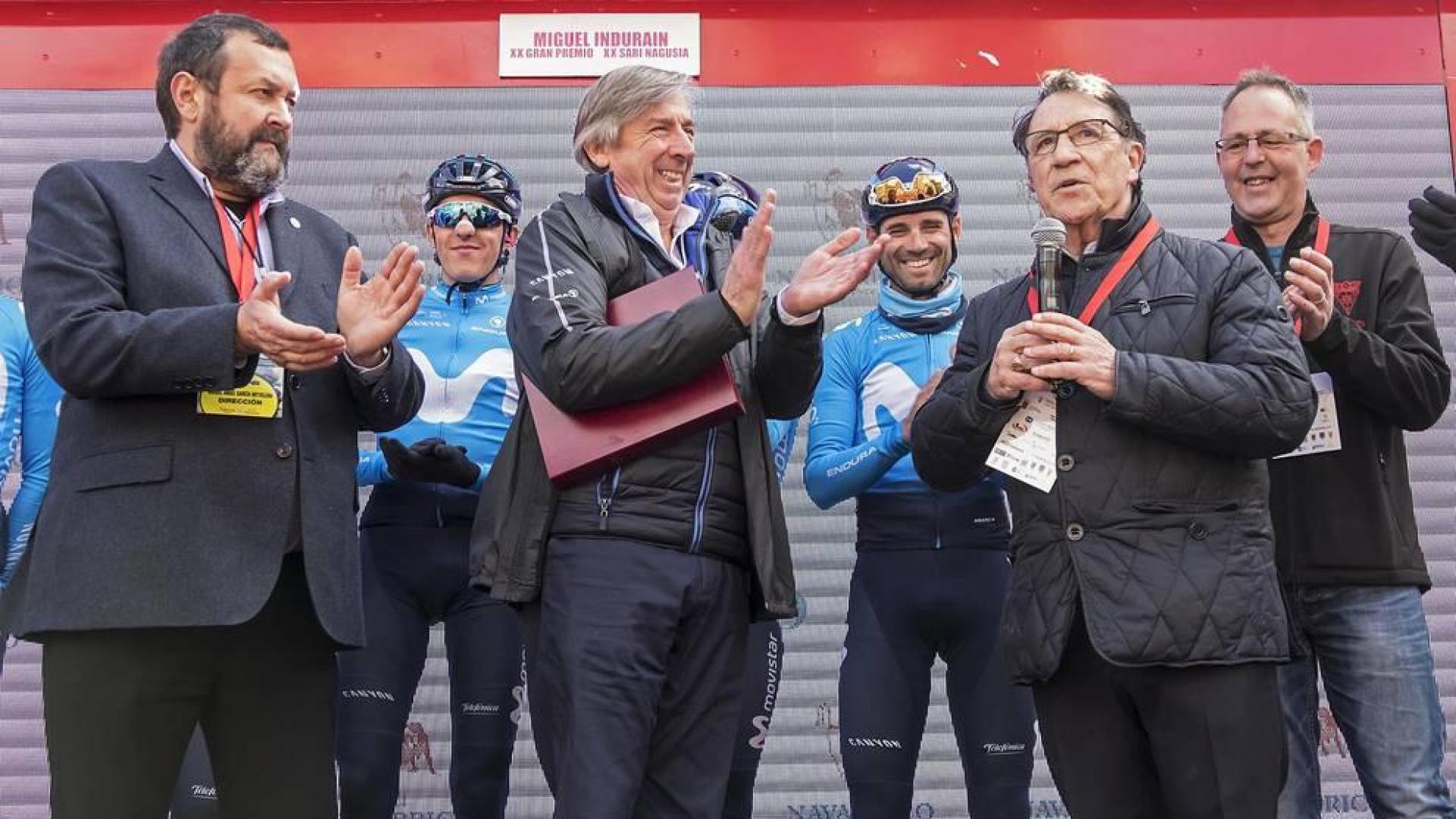 Homenaje a José Miguel Echávarri por una vida dedicada al ciclismo