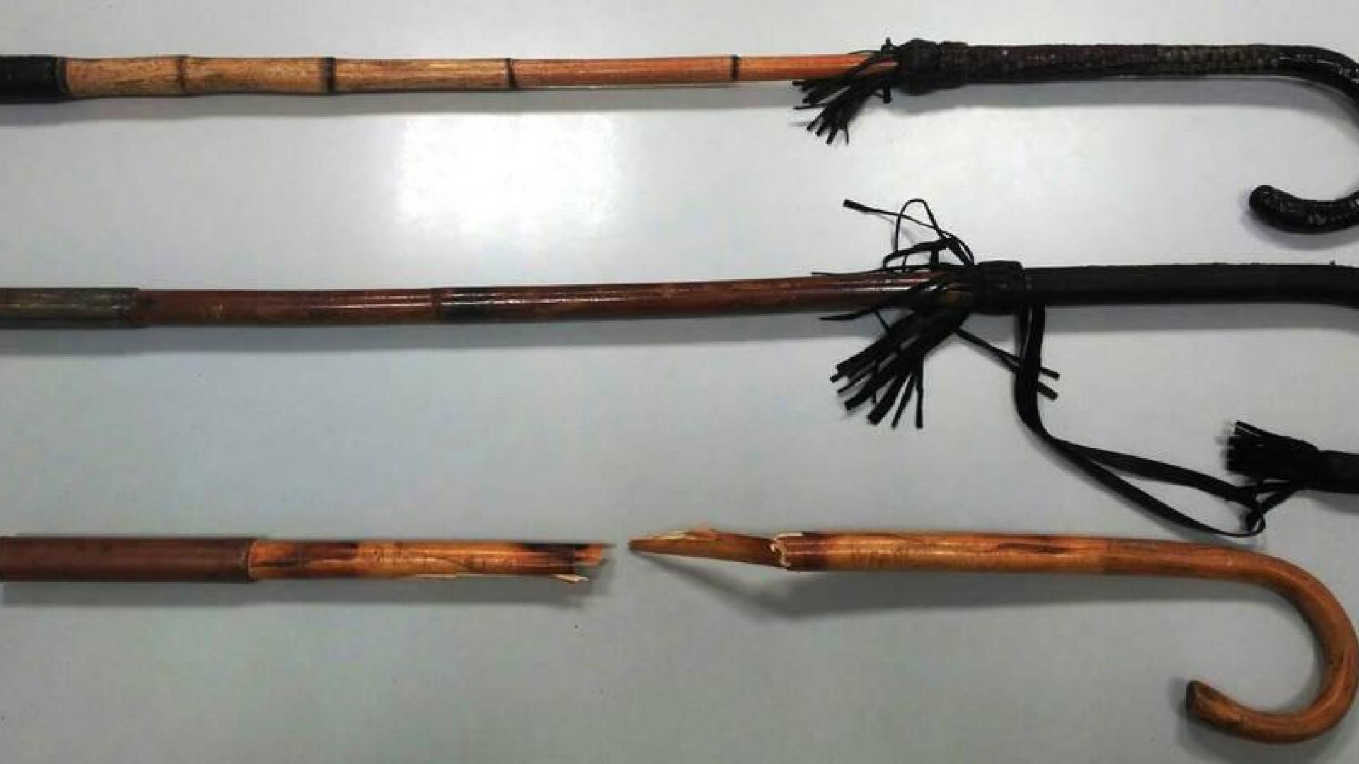 Cuatro detenidos en Olite tras romper un bastón en la cabeza de un hombre en una reyerta