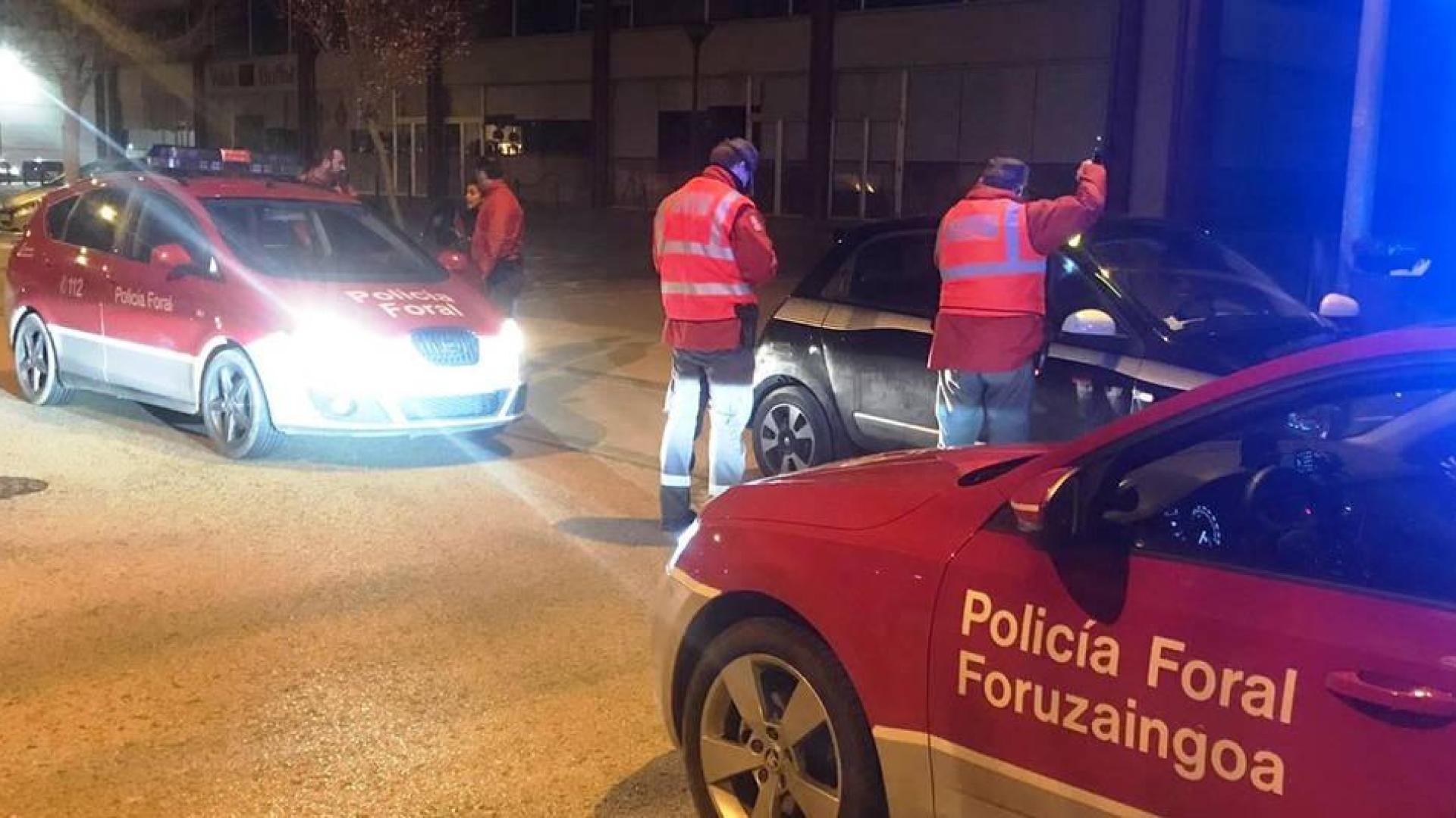 Detenido con un tractocamión en la ronda de Pamplona por quintuplicar la tasa de alcohol