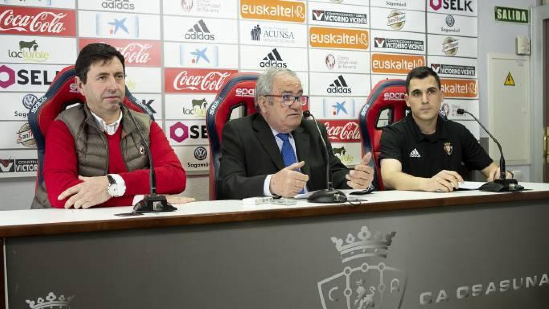 Sabalza: "Diego Martínez va a estar toda la temporada, sin duda"