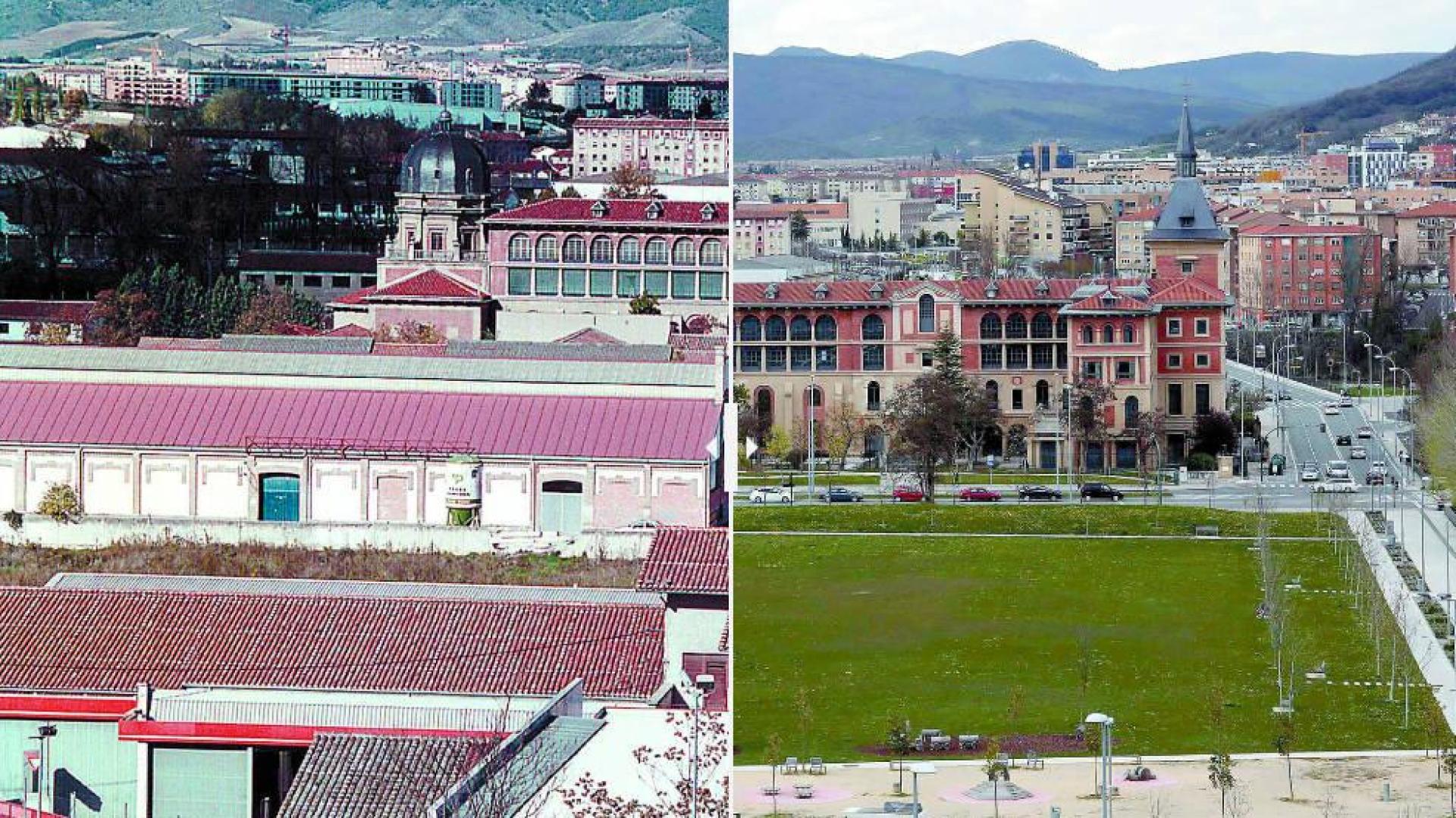 El meandro de Pamplona.