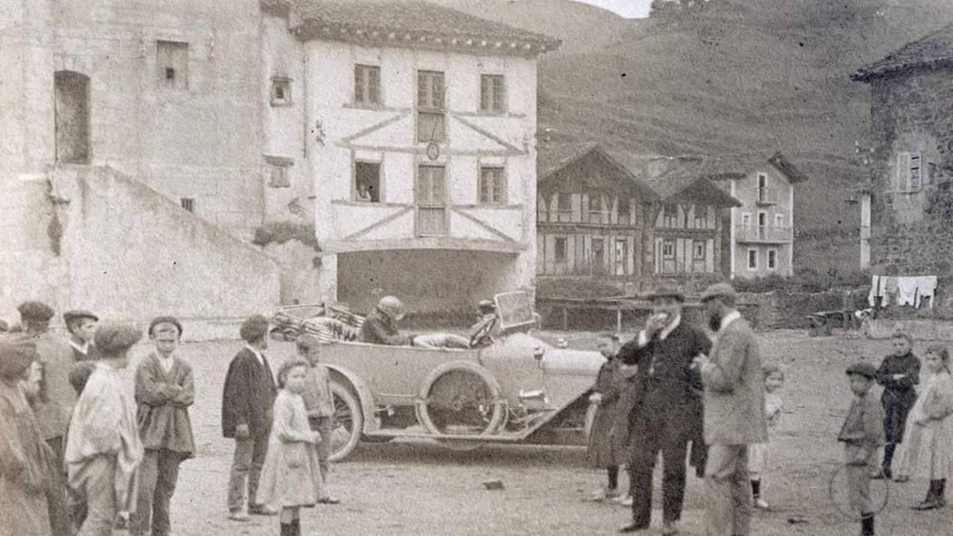 El viaje de Alfonso XIII a Goizueta