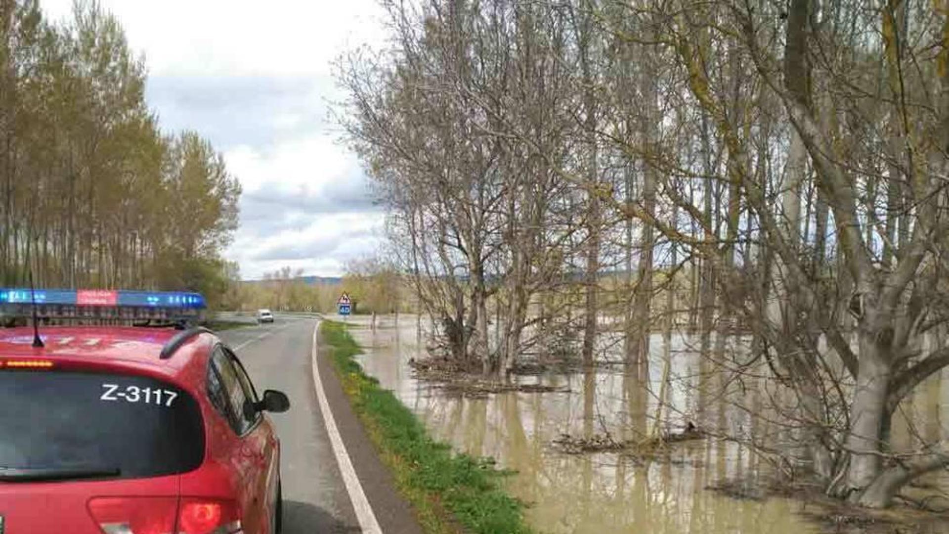 Una treintena de accidentes en Navarra en un fin de semana marcado por la lluvia