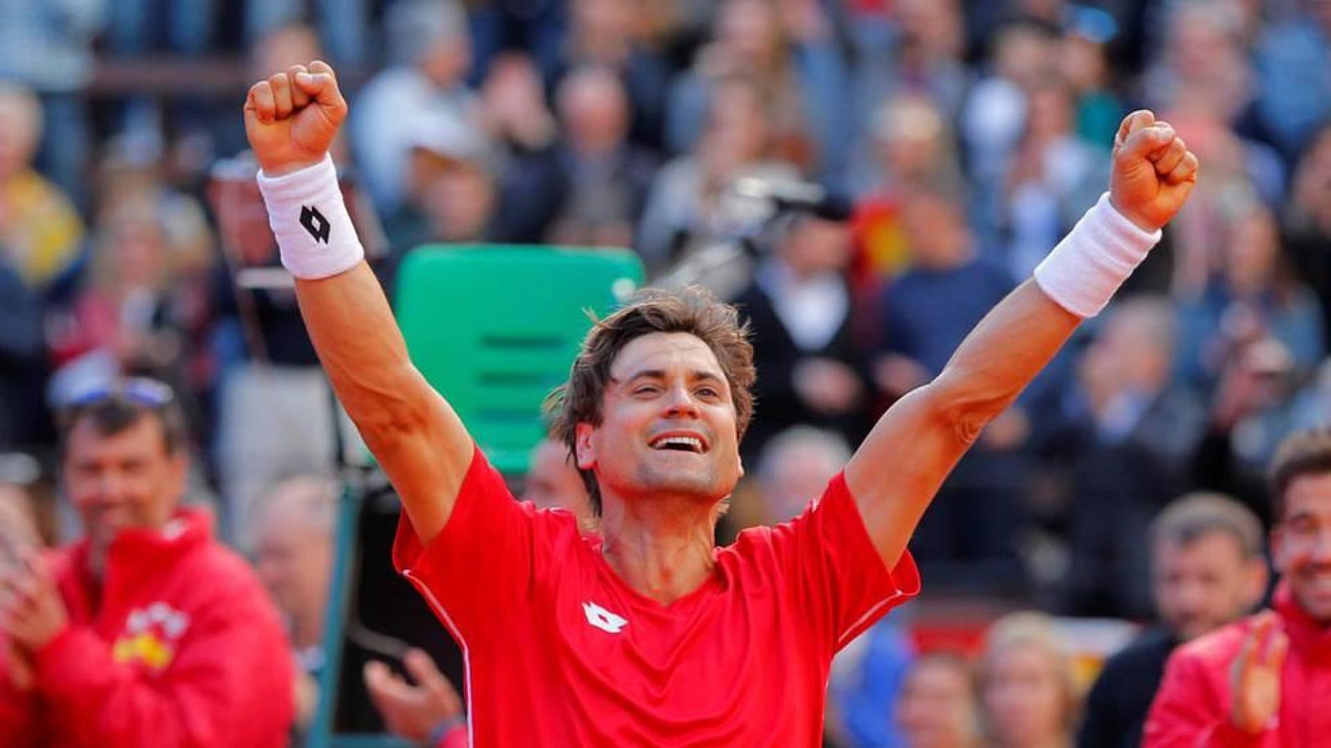 La épica de Ferrer remata la faena para meter a España en semifinales de la Davis