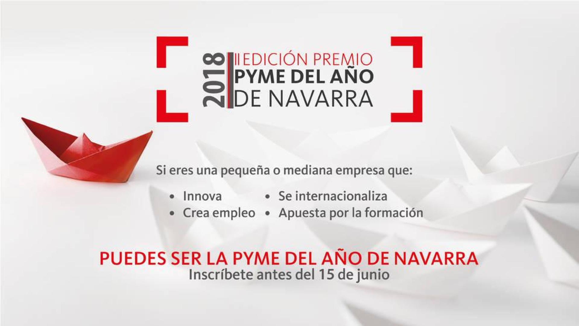 Diario de Navarra y Banco Santander convocan el Premio Pyme del Año 2018 de Navarra