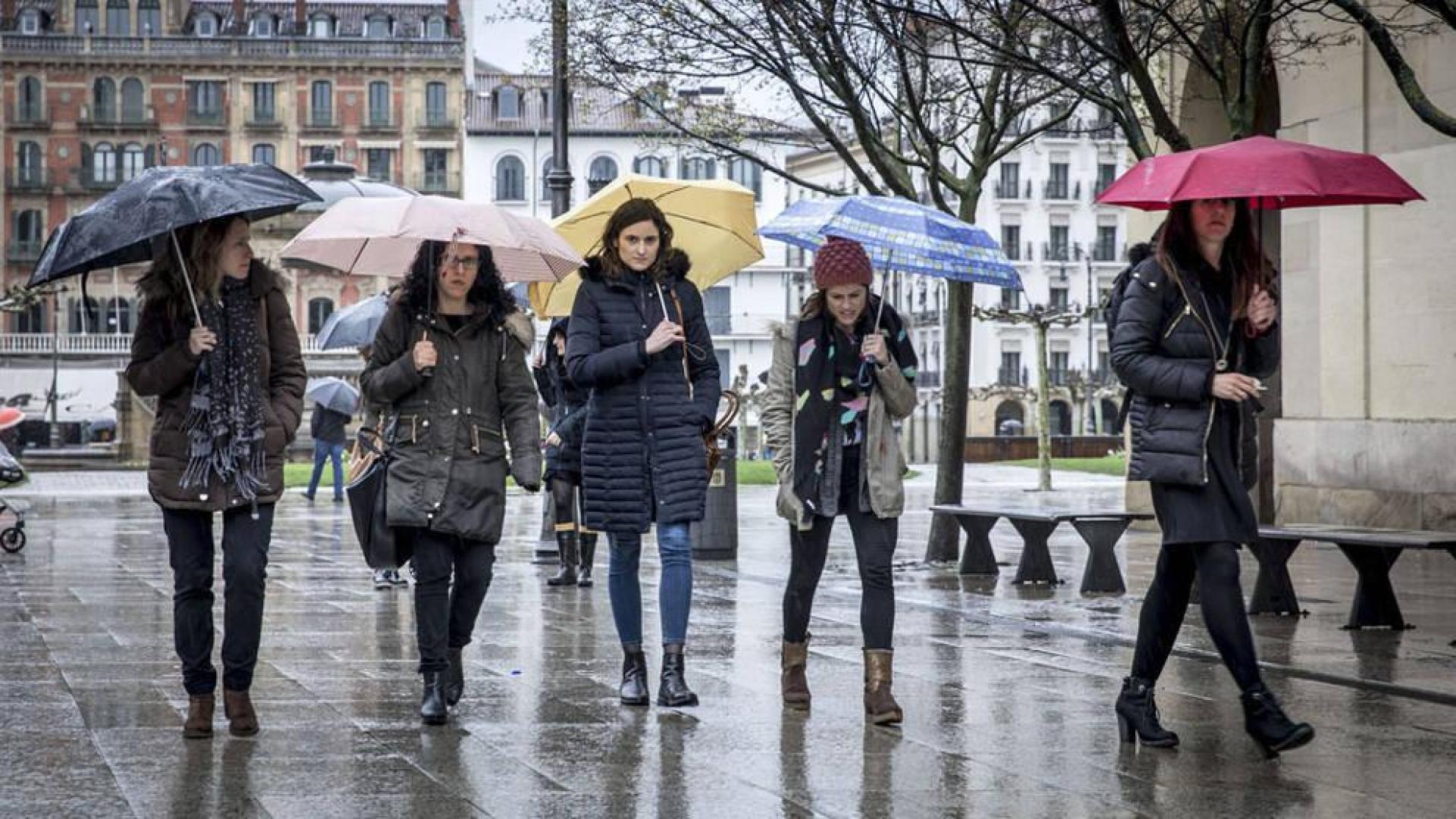 Miércoles y jueves con temporal de lluvia en Navarra