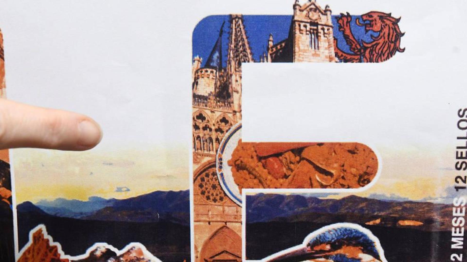 El sello de Correos dedicado a León en el que aparece por error la catedral de Burgos