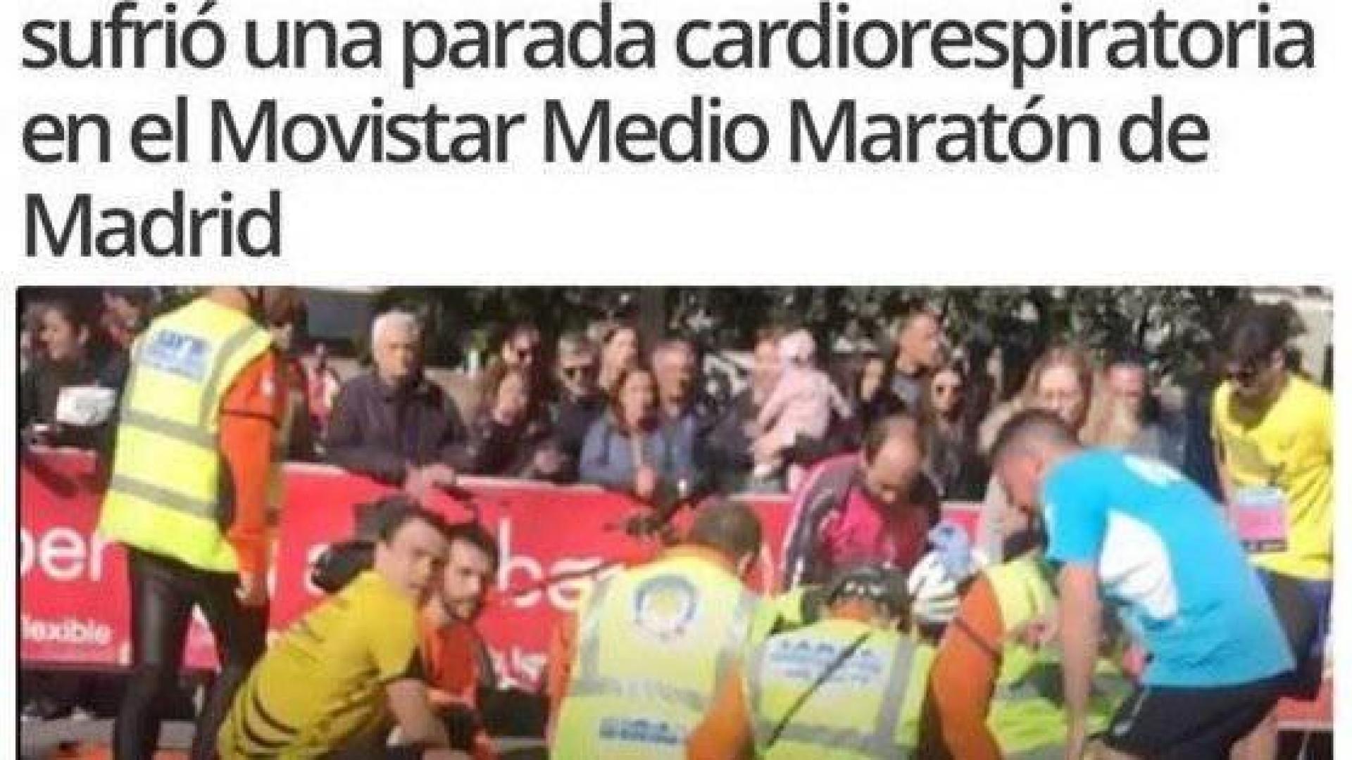 Jesús, el Policía Foral que ayudó a salvar la vida al corredor de la maratón de Madrid