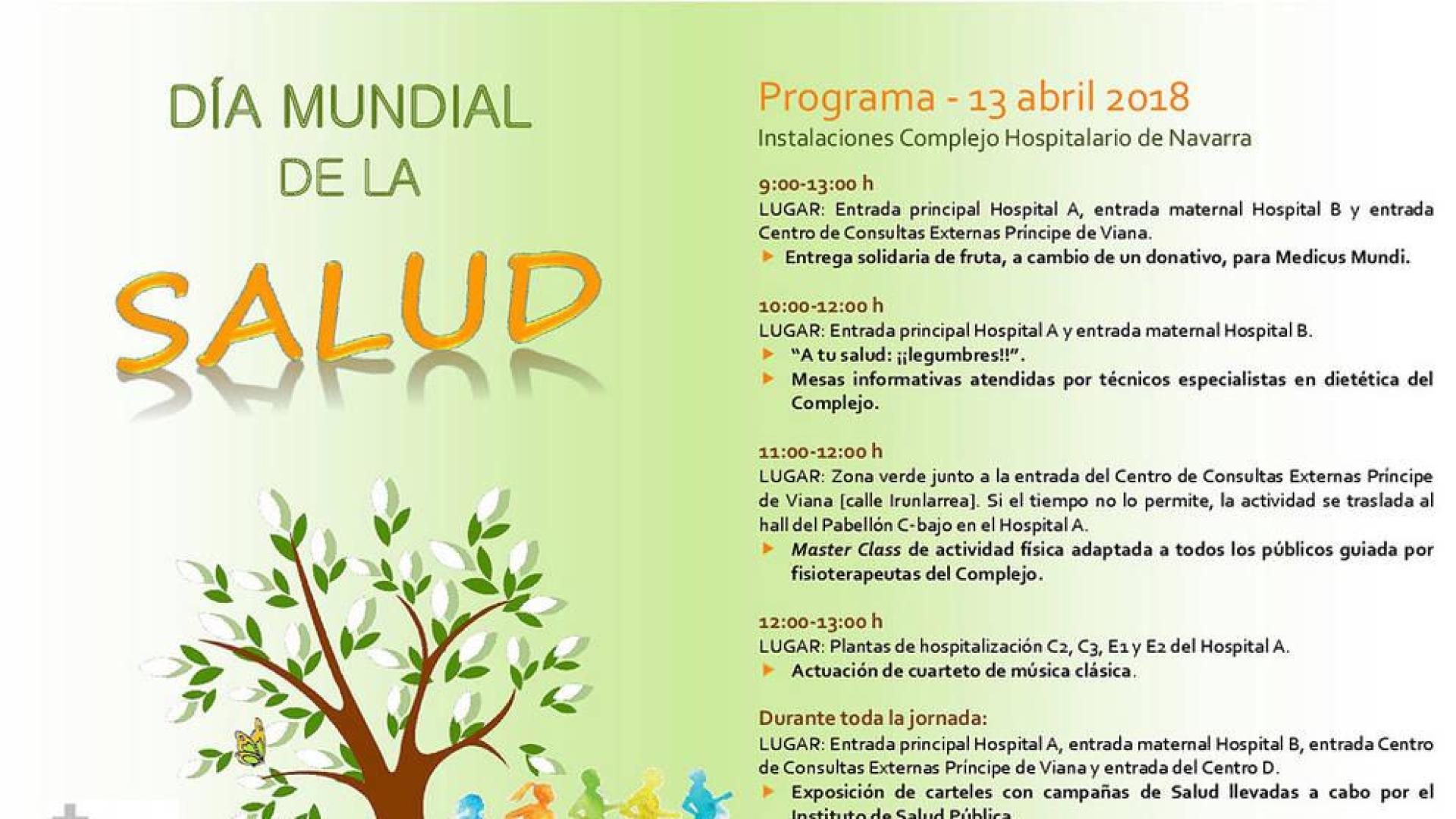 Presentadas las actividades del CHN para celebrar el Día Mundial de la Salud