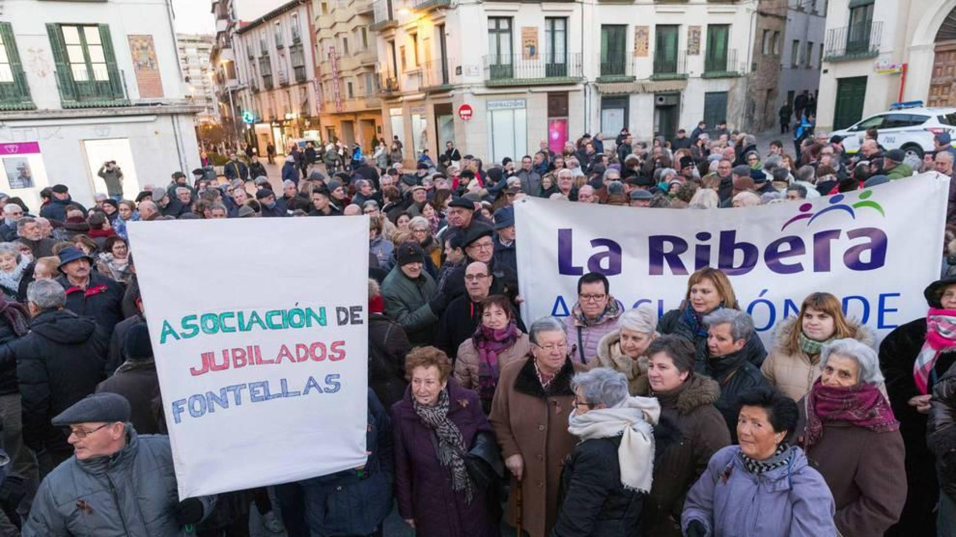Tudela y Pamplona se han sumado a otras manifestaciones que ha habido en el resto del país para reclamar pensiones dignas.