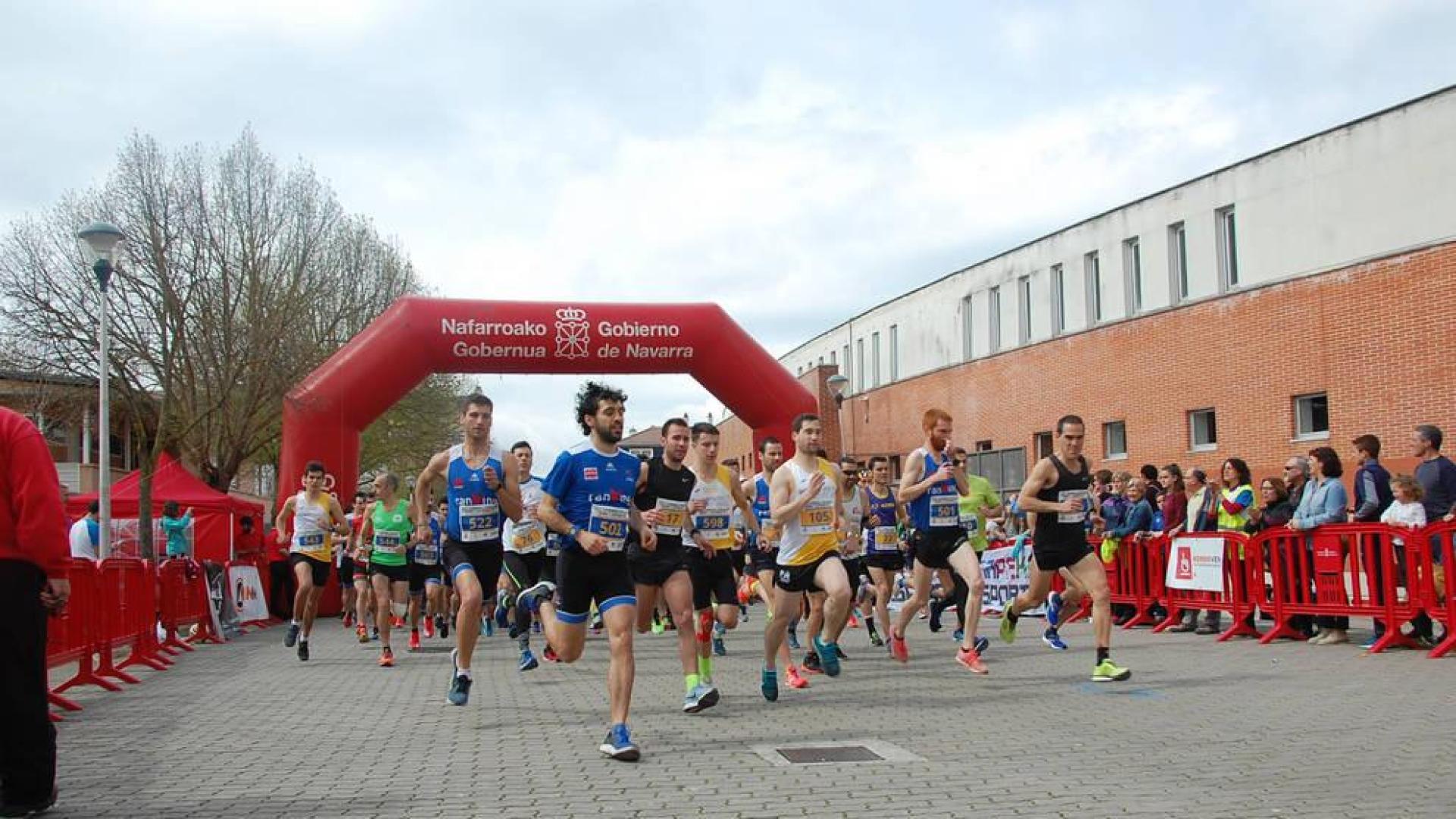 La carrera popular rodeó Zizur el domingo