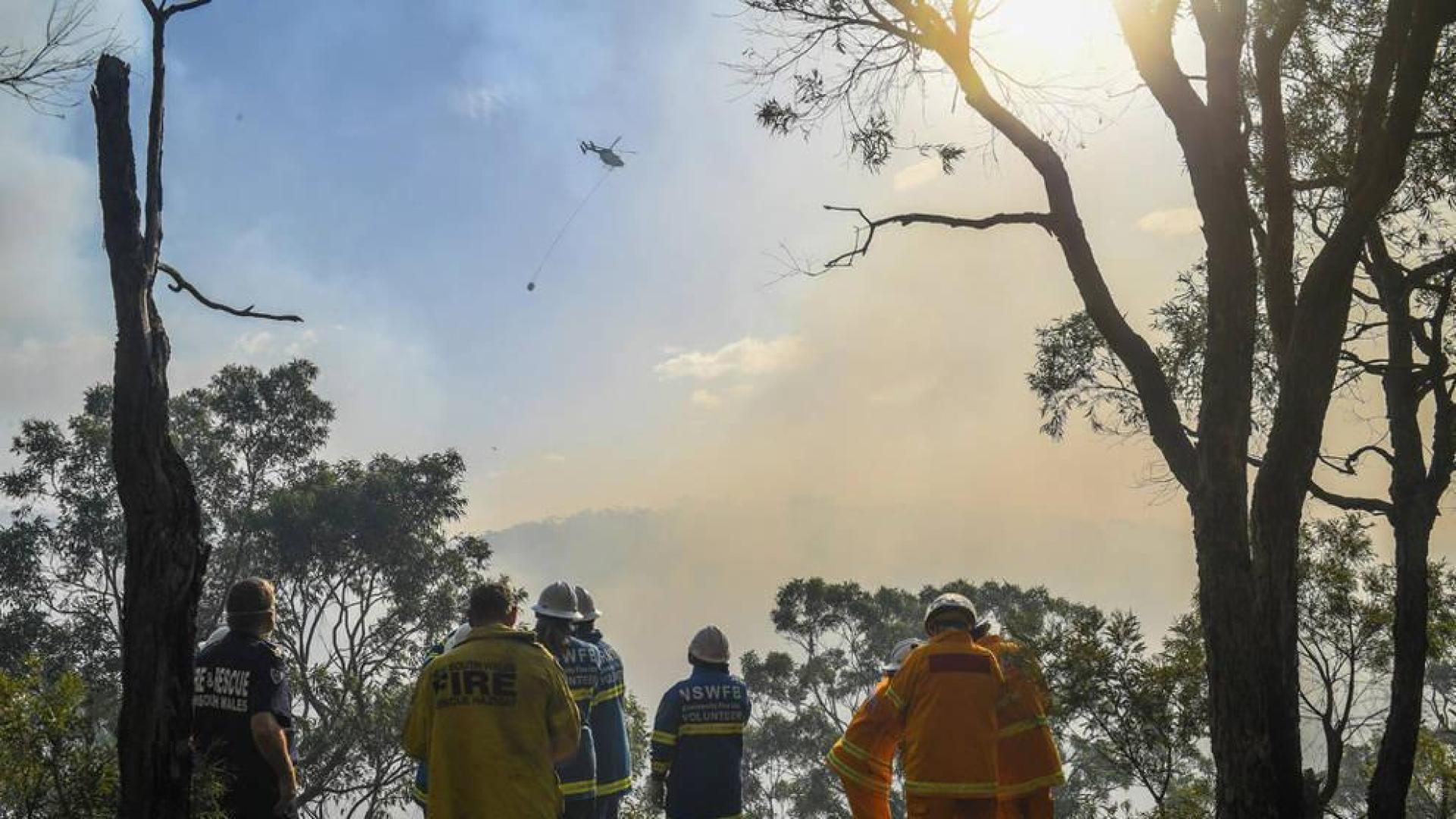Un incendio amenaza dos barrios de Sídney, la ciudad más poblada de Australia