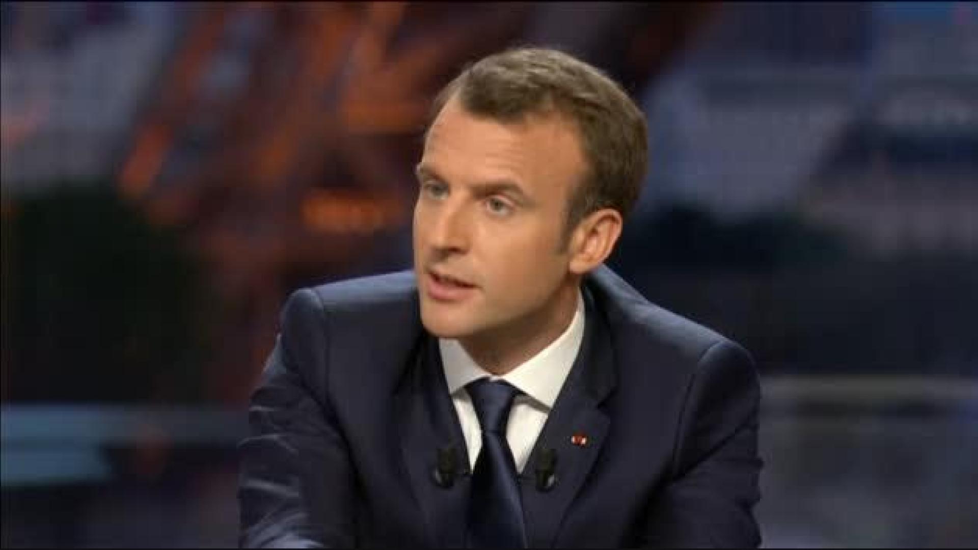 Macron justifica el bombardeo a Siria junto a Estados Unidos y Reino Unido