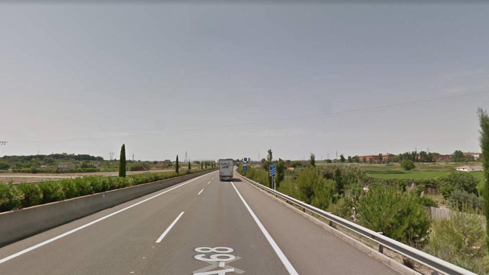 Un herido leve tras una colisión por alcance de dos camiones en Fontellas