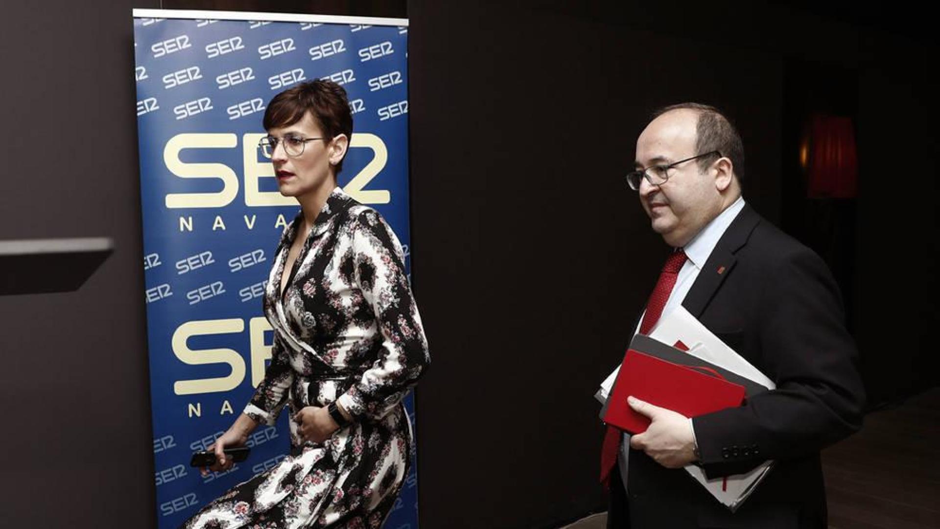 Iceta no establece "paralelismos" entre Cataluña y Navarra y apela al respeto"