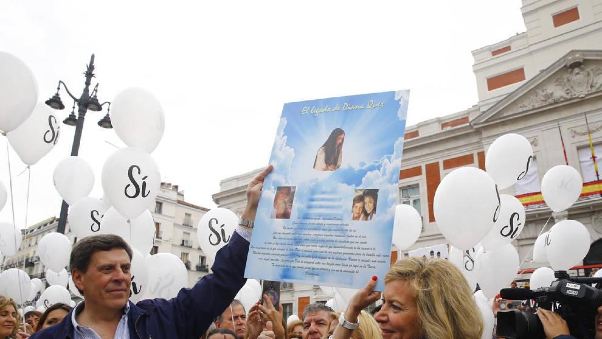 Manifestación en Madrid para exigir que se mantenga la prisión permanente revisable