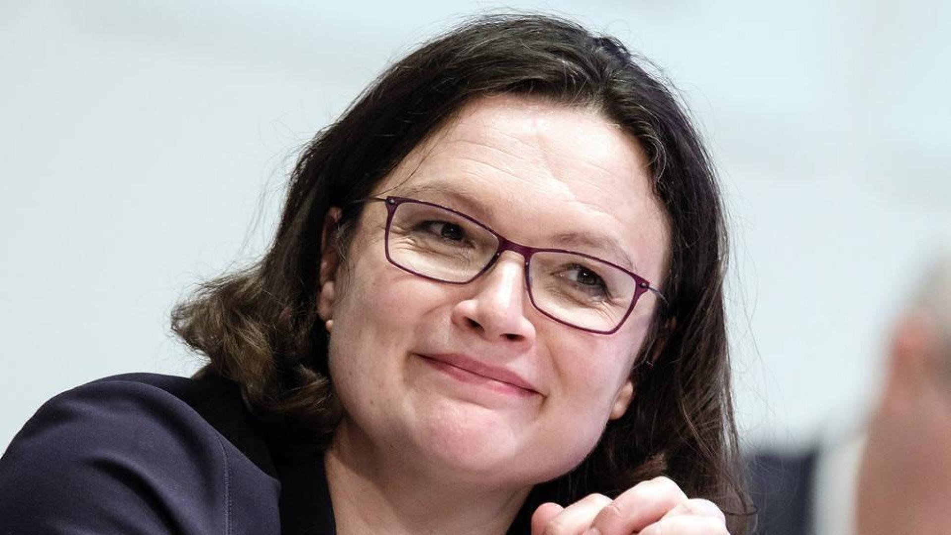 El SPD alemán busca renovarse con Nahles, su primera jefa en 154 años