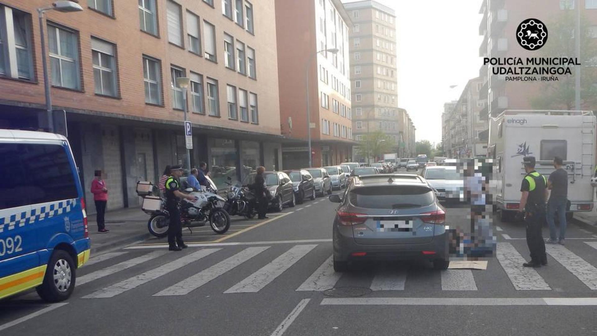 Un menor de 14 años, atropellado en San Jorge al cruzar un paso de peatones