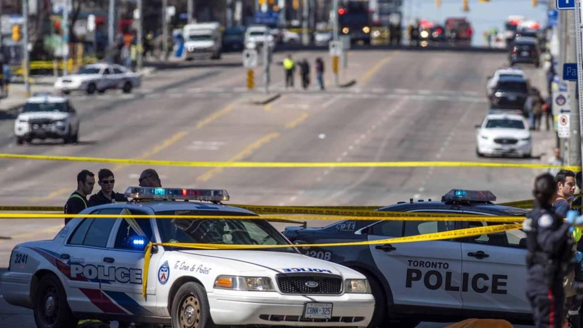 Imágenes del atropello mortal que ha dejado nueve personas fallecidas en Toronto.