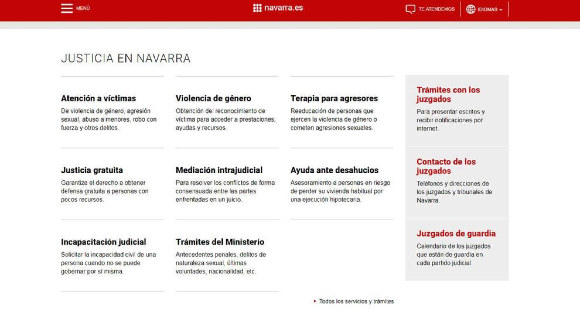 Entra en servicio la Sede Judicial Electrónica de Navarra
