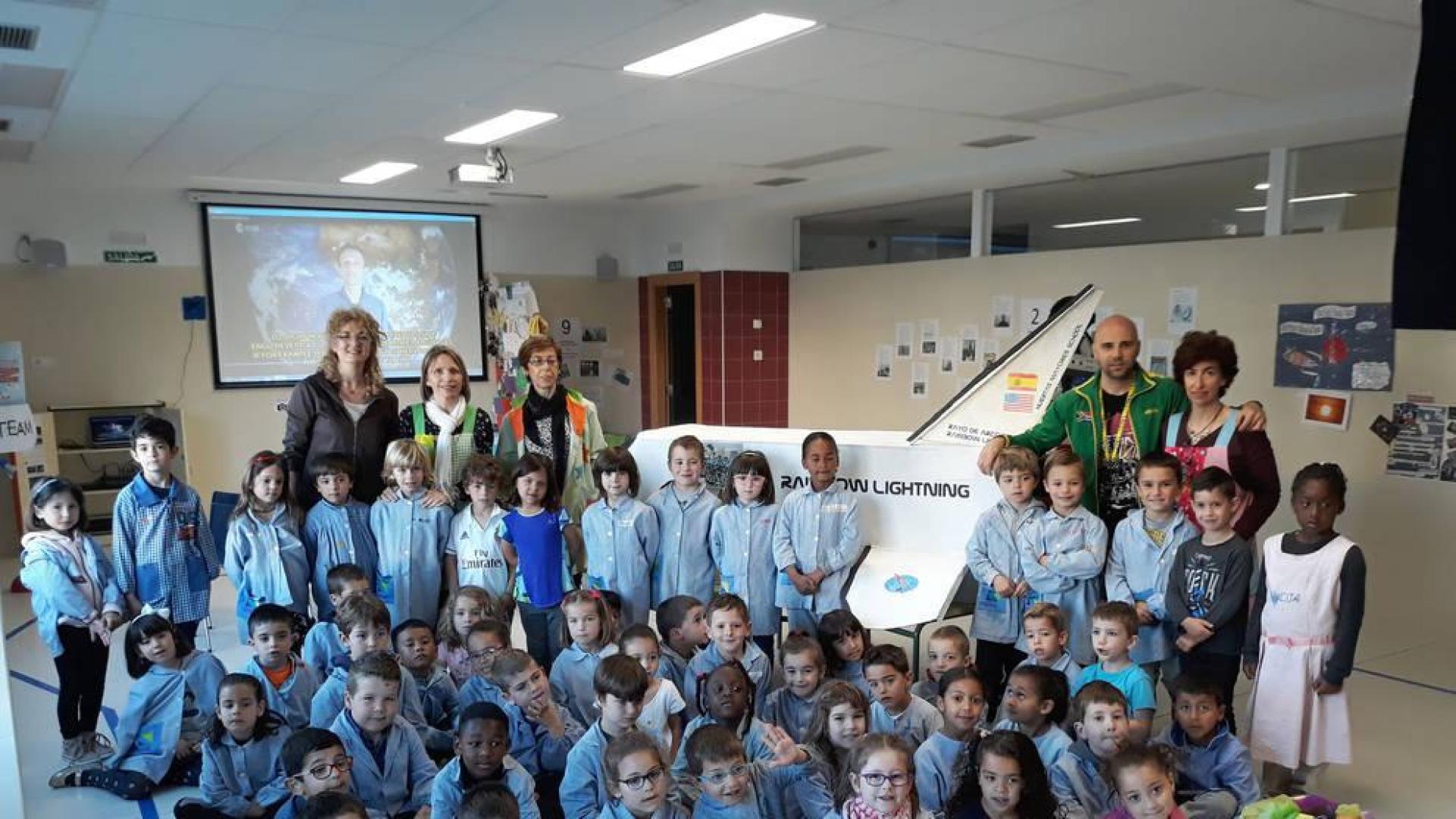 Los alumnos de Huertas Mayores, en un proyecto de introducción a la astronomía