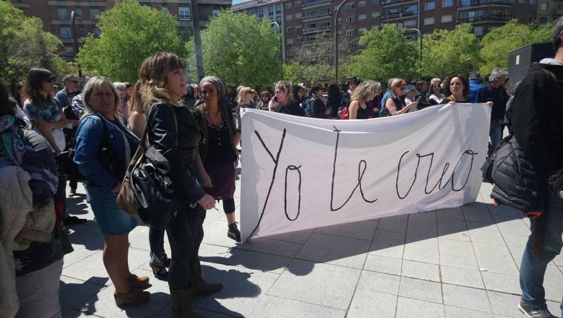 Concentración, tras saberse el fallo