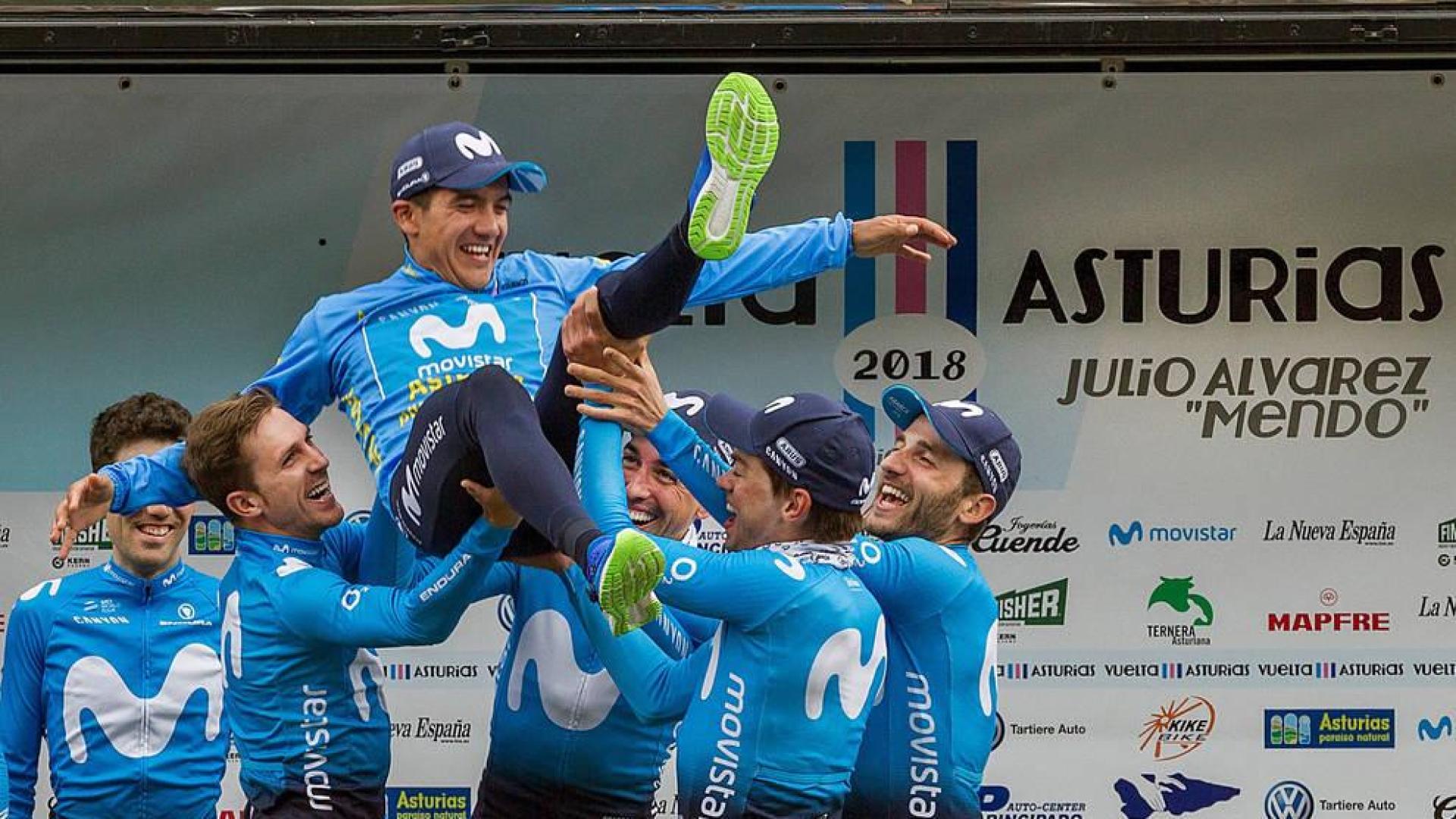 Richard Carapaz (Movistar) gana la Vuelta a Asturias