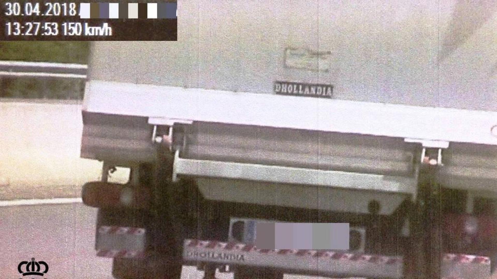 Denunciado en Navarra un camión que circulaba a 150 kilómetros por hora
