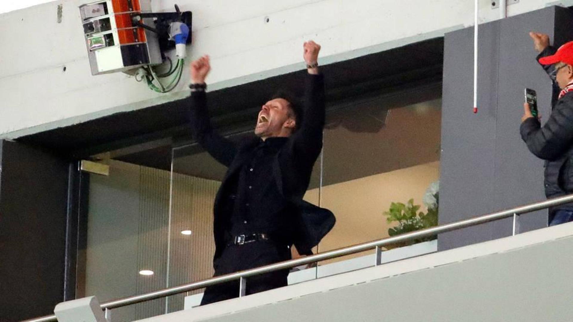 La UEFA sanciona con cuatro partidos a Simeone