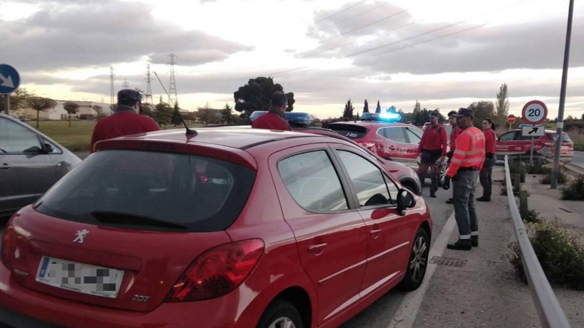 Dos detenidos en Tafalla tras una persecución con un coche robado en Aizoáin