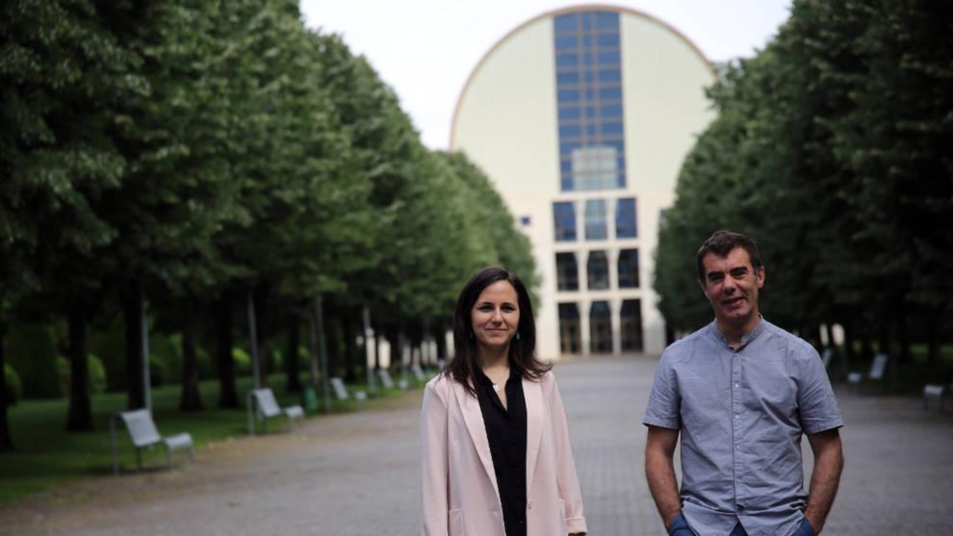 Belarra y Santos, diputados de Podemos Navarra.