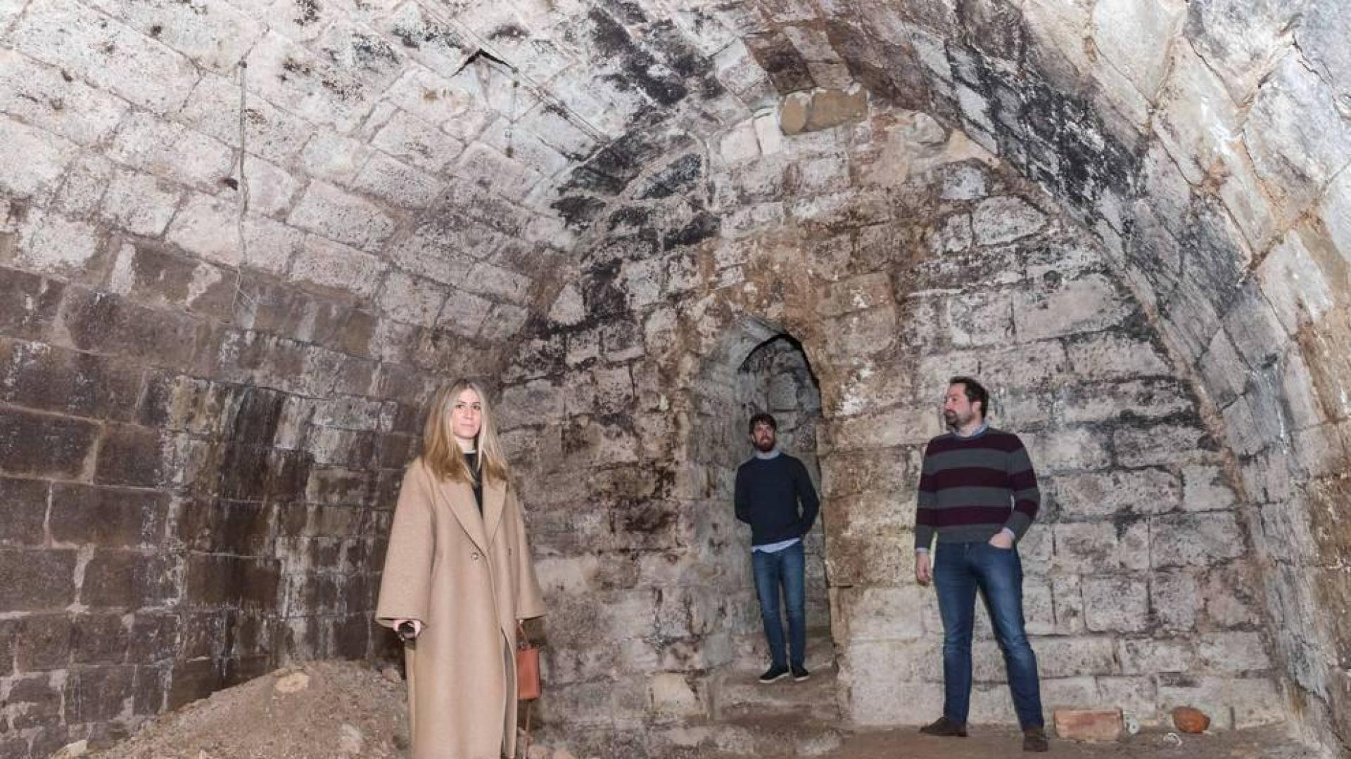 Imagen de la bodega que se convertirá en sala multiusos para acoger diversos eventos.