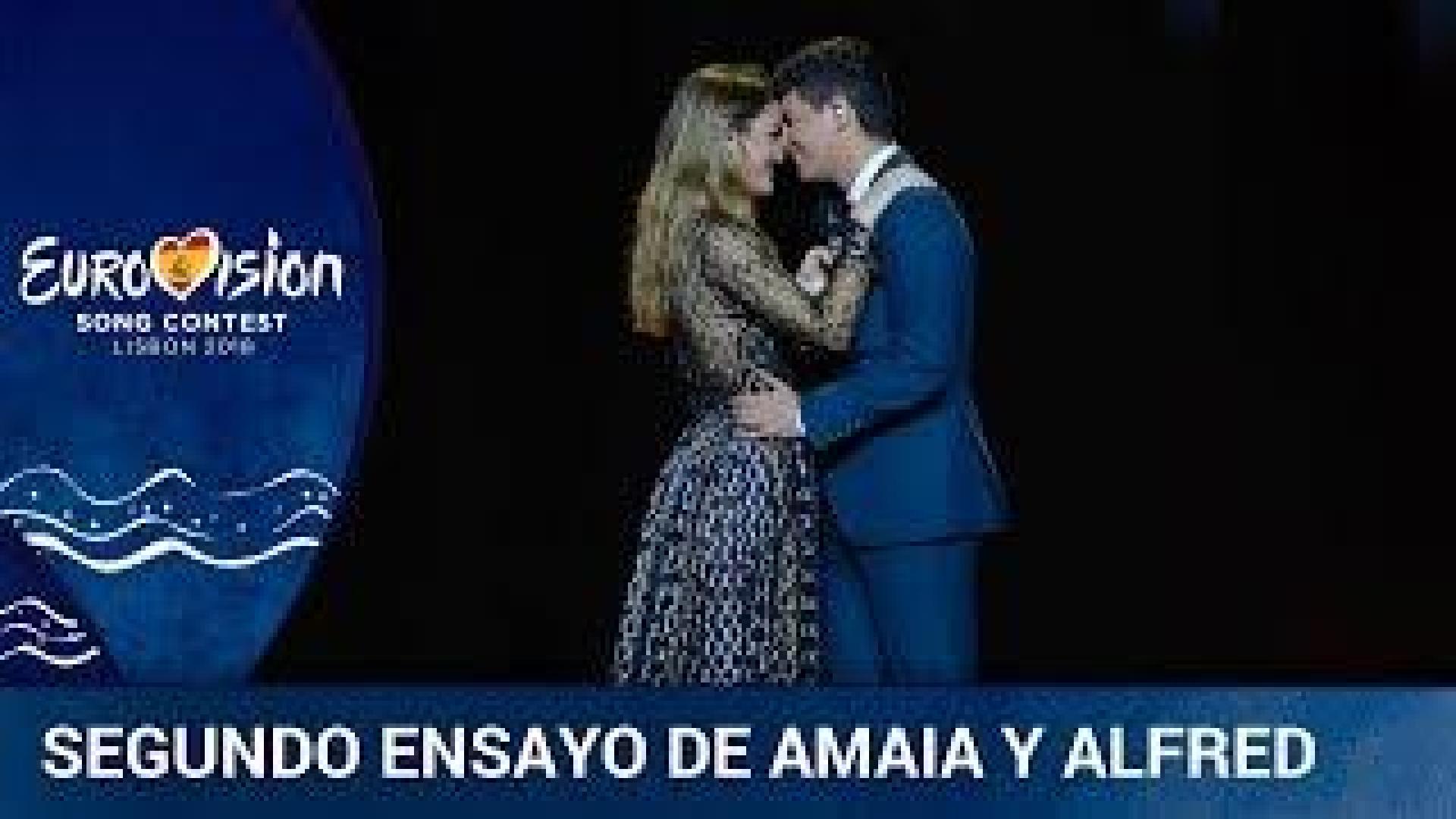 Segundo ensayo de Amaia y Alfred para Eurovisión