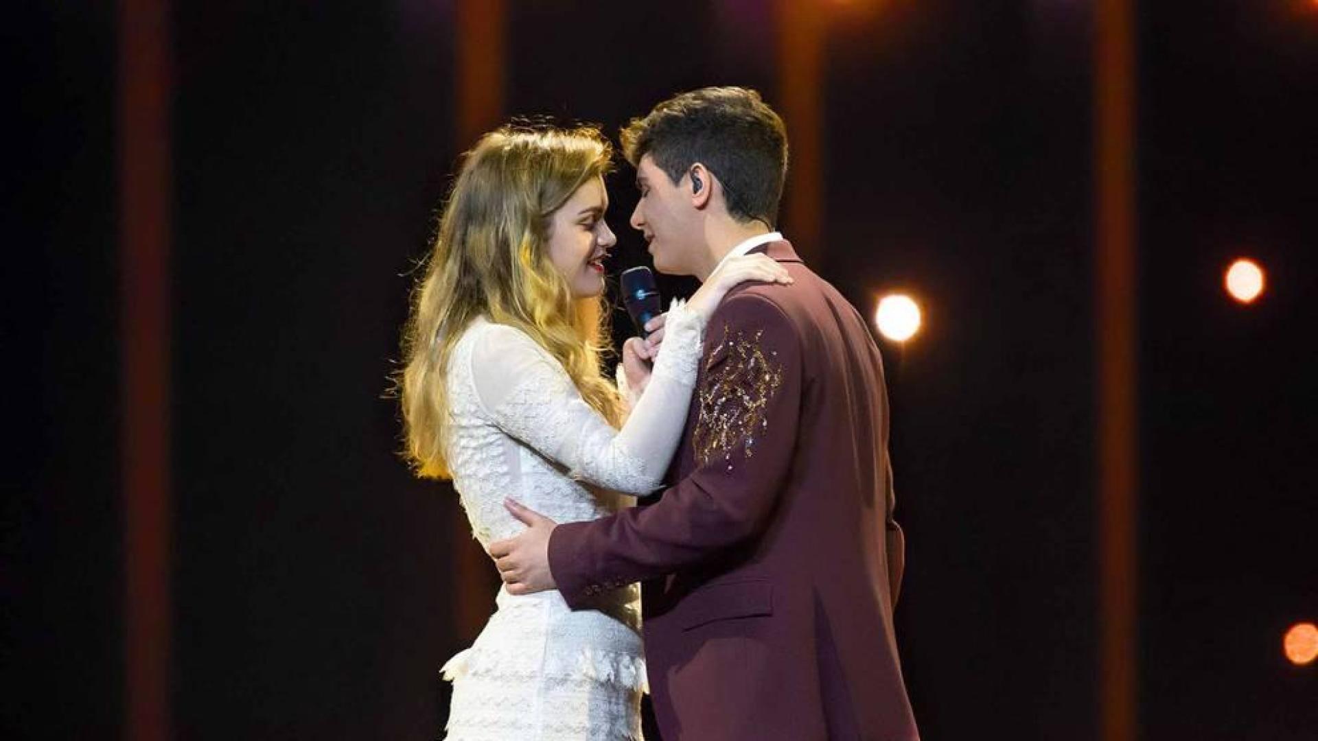 Los representantes españoles han participado en el primer ensayo general de la primera semifinal, en la que vota España