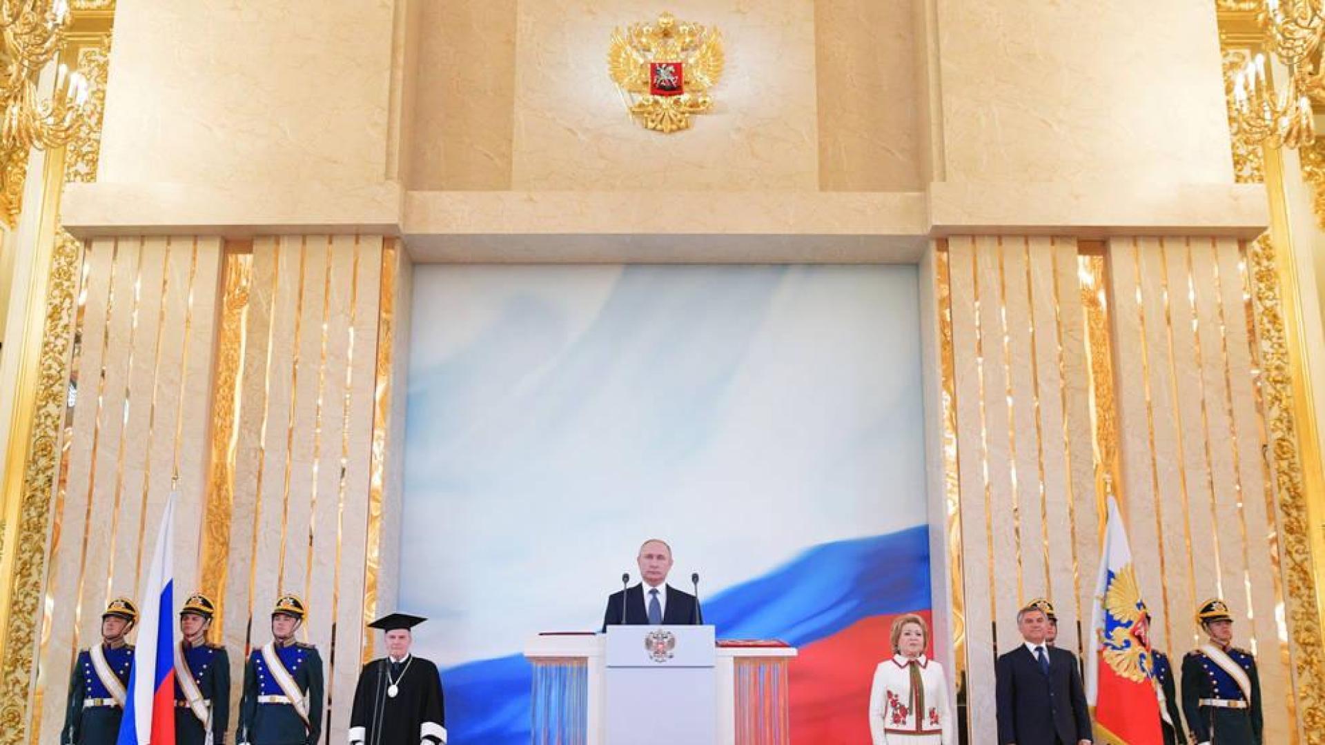 Putin toma posesión de su cuarto mandato al frente del Kremlin