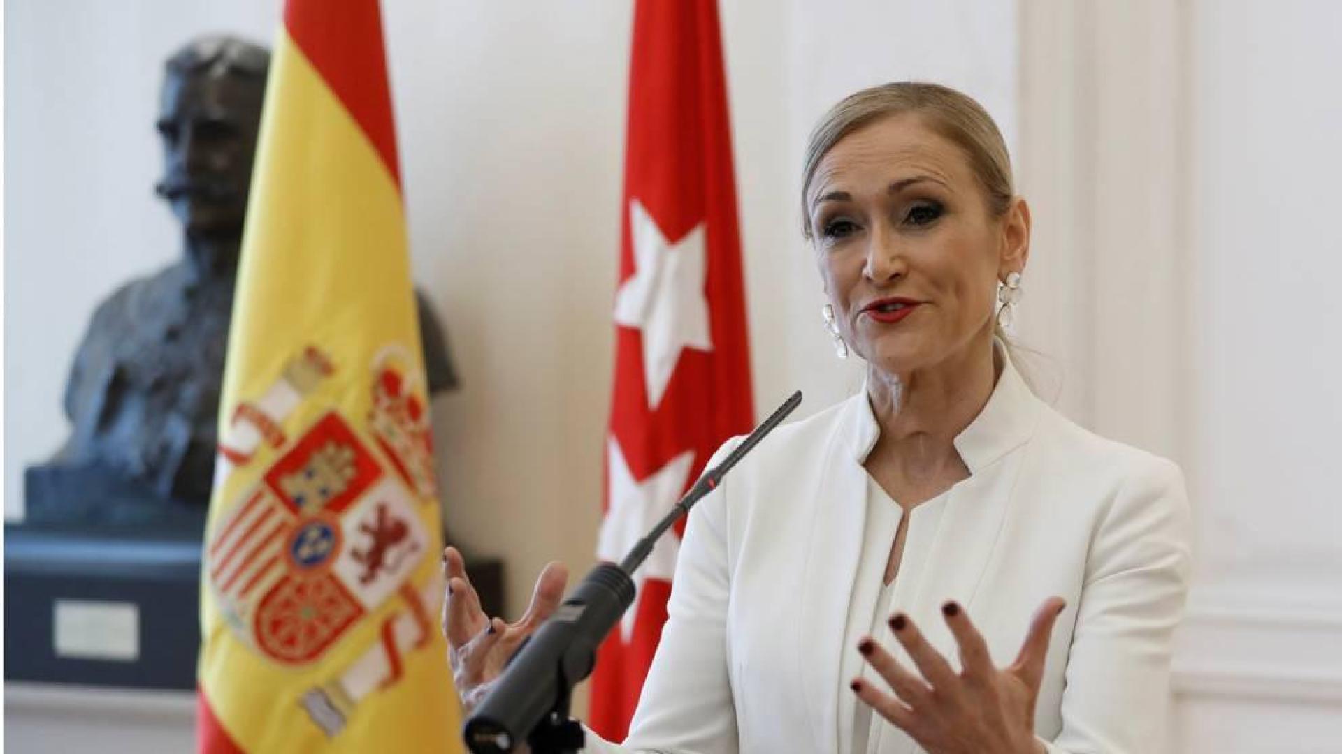 Cifuentes anuncia su dimisión como presidenta de la Comunidad de Madrid
