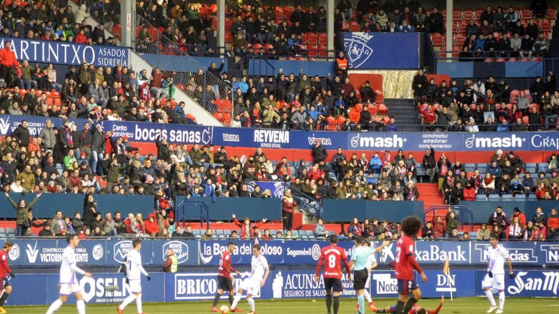 Osasuna jugó en casa este sábado 16 de diciembre contra el Numancia