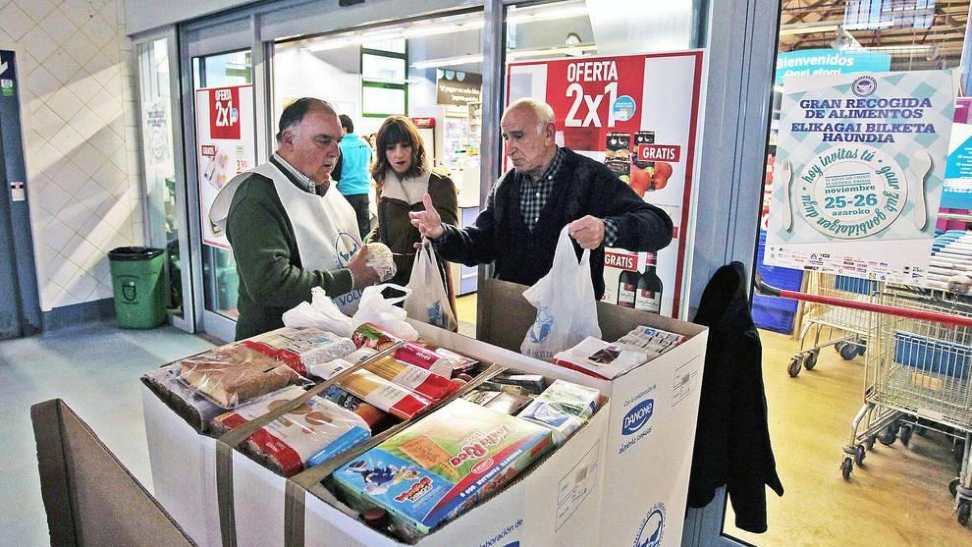 Gran Recogida de Alimentos promovida por el Banco de Alimentos