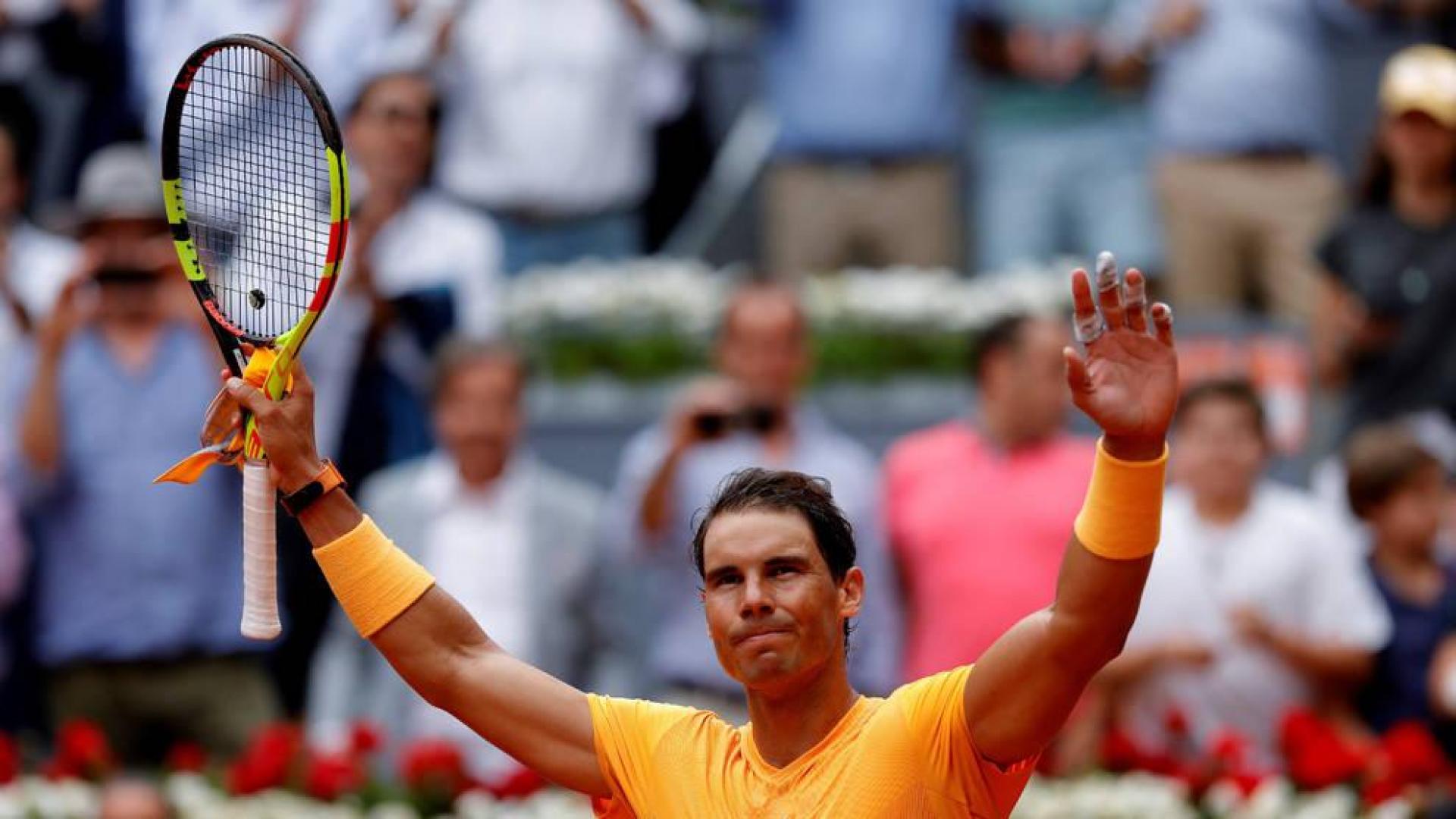 Nadal pone la directa en su estreno en Madrid ante Monfils