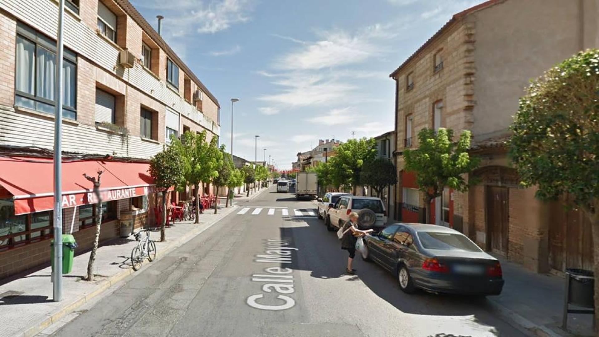 Un motorista herido en un accidente en Murchante