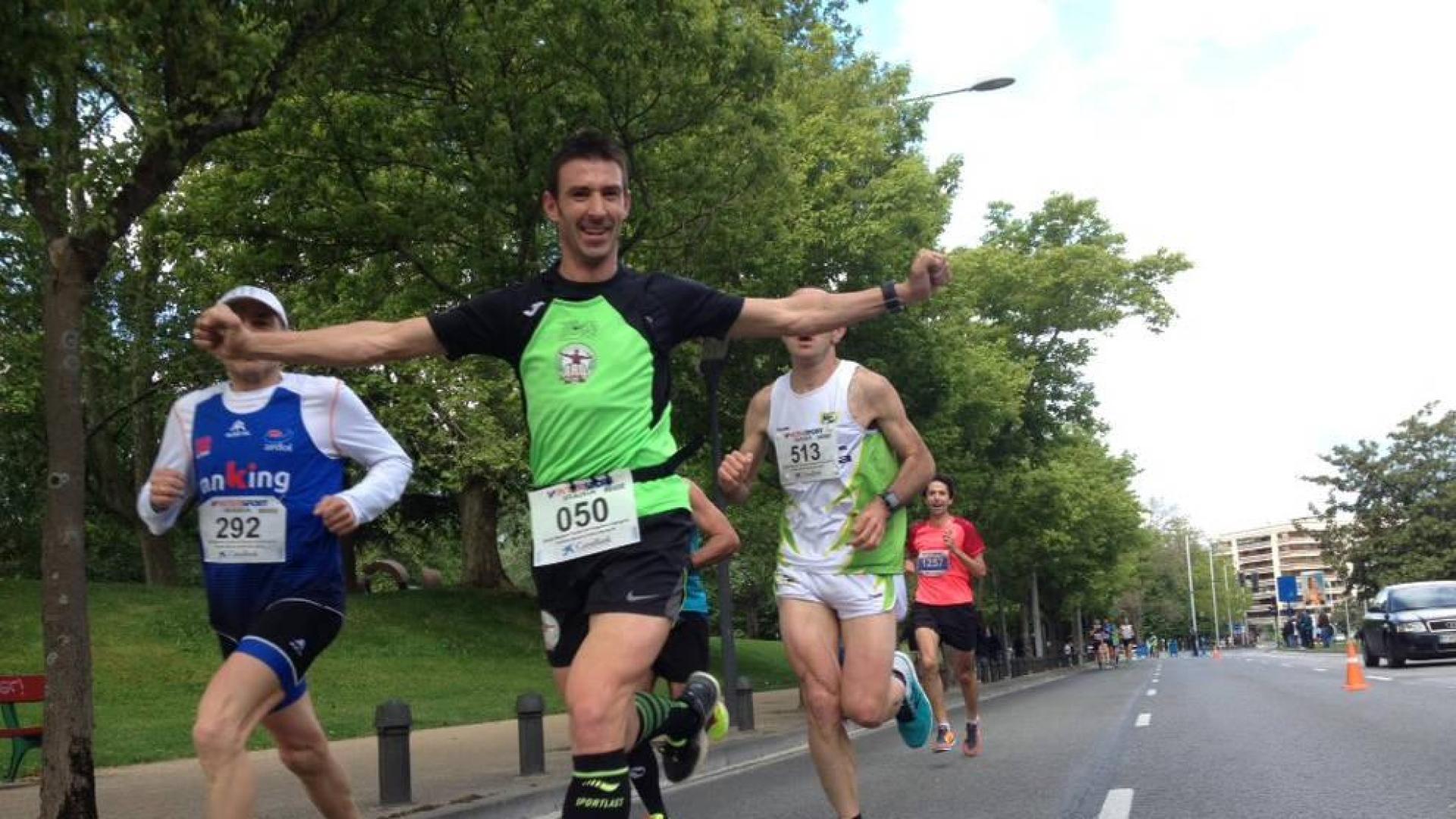 Marcos Gómez y Maider Leoz, vencedores de la Media Maratón Ciudad de Pamplona