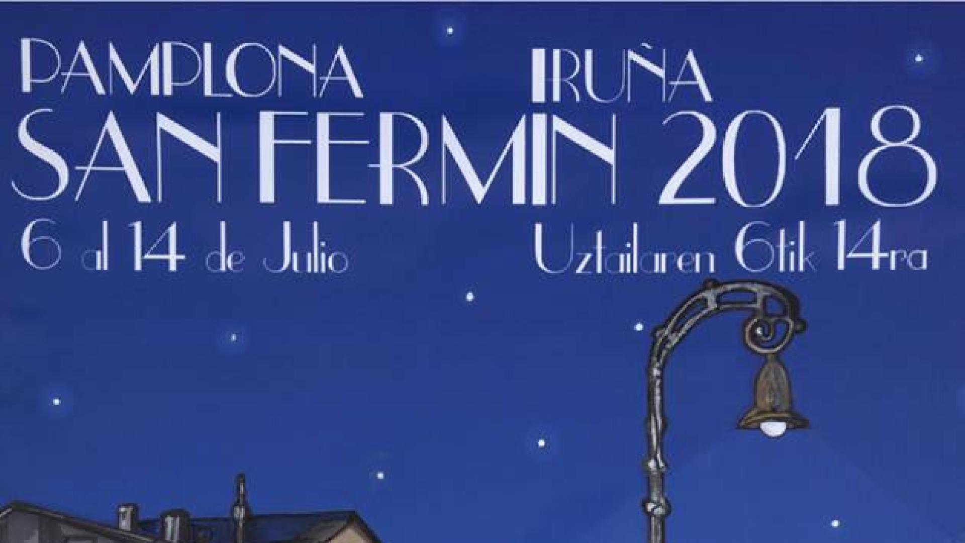 Imágenes de los carteles finalistas de San Fermín 2018.
