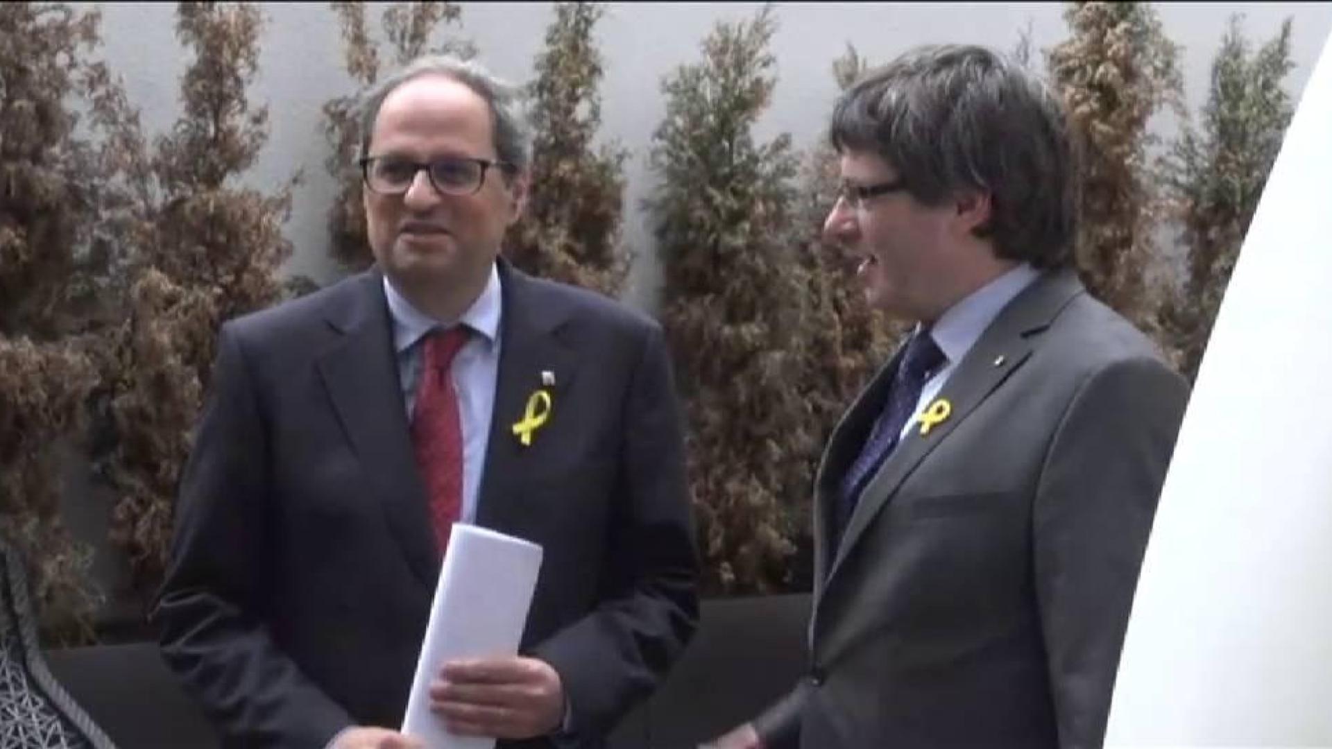 Quim Torra y Carles Puigdemont se reúnen en Berlín